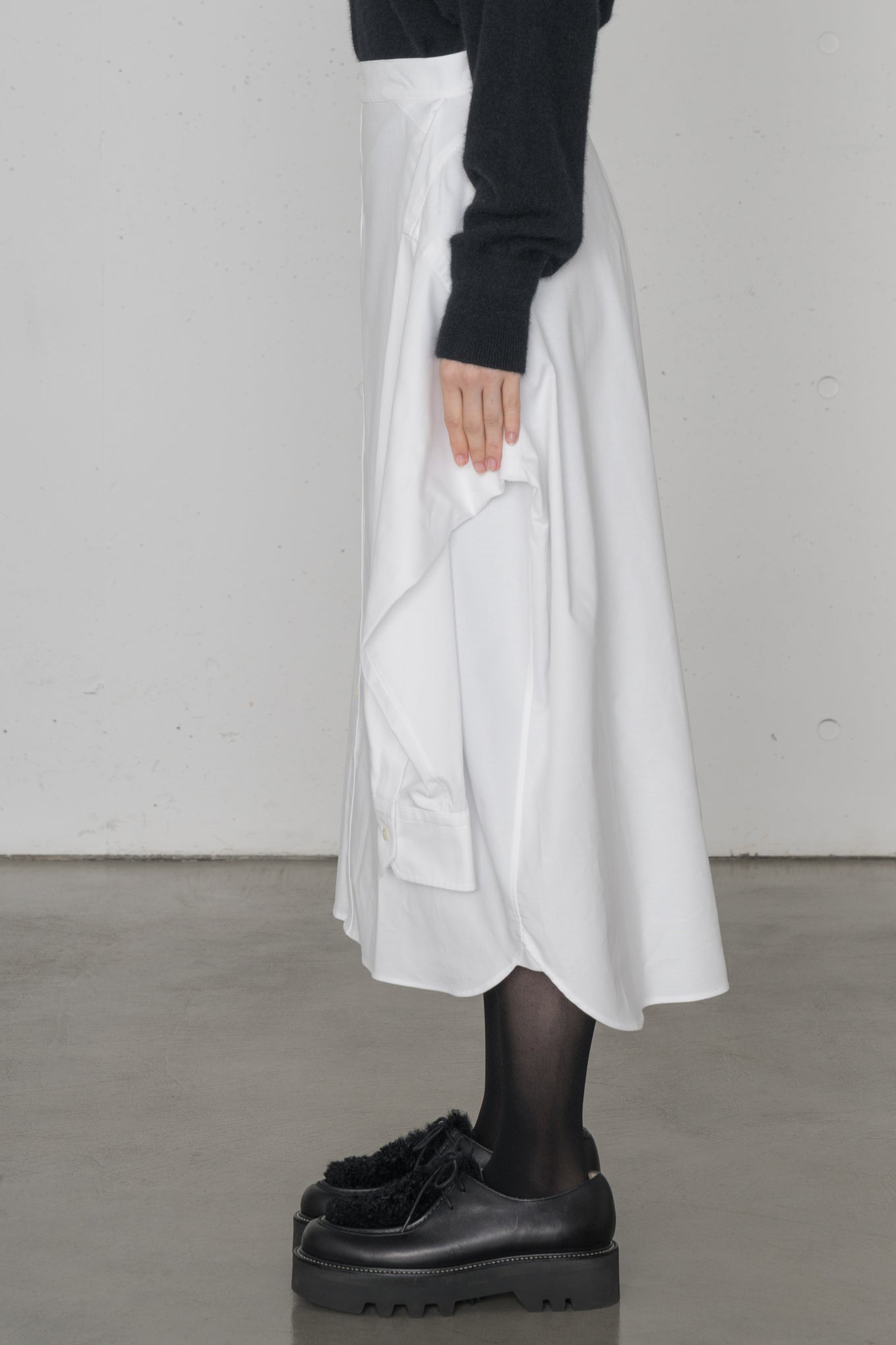 OXFORD SHIRT INSPIRED SKIRT