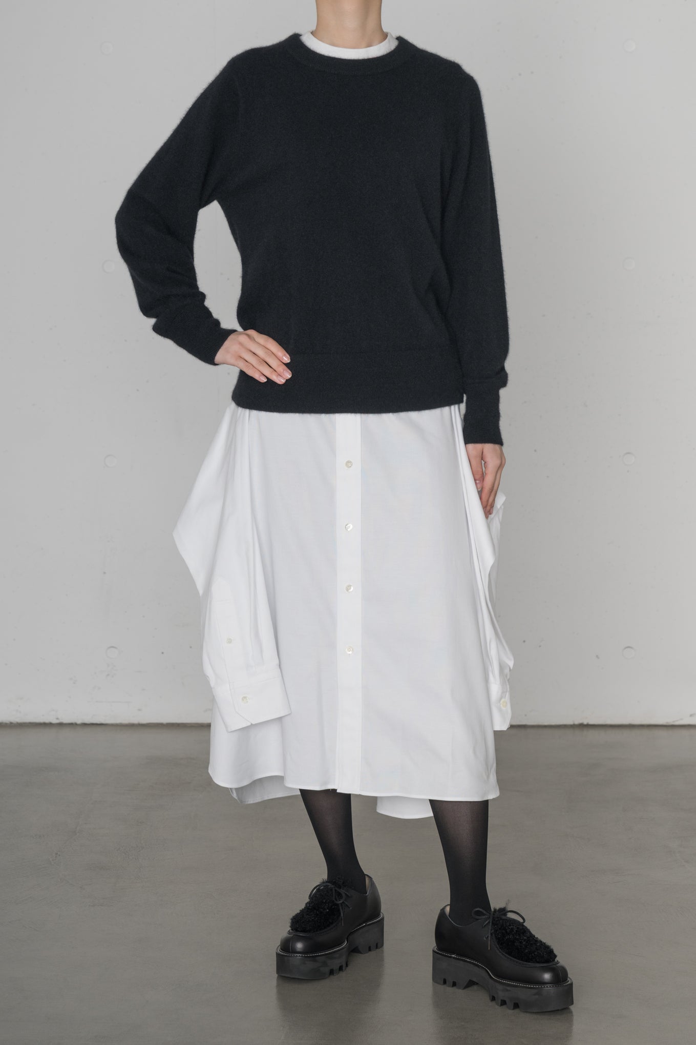 OXFORD SHIRT INSPIRED SKIRT