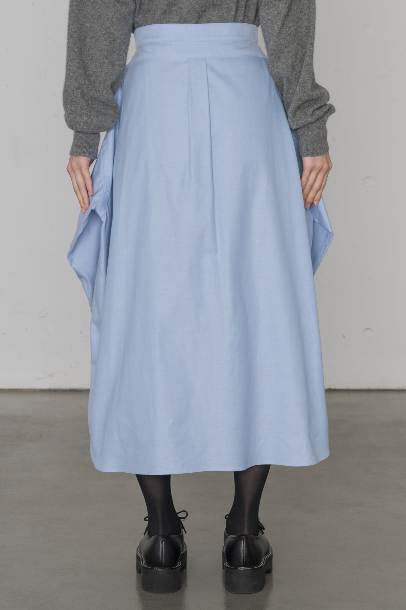 OXFORD SHIRT INSPIRED SKIRT