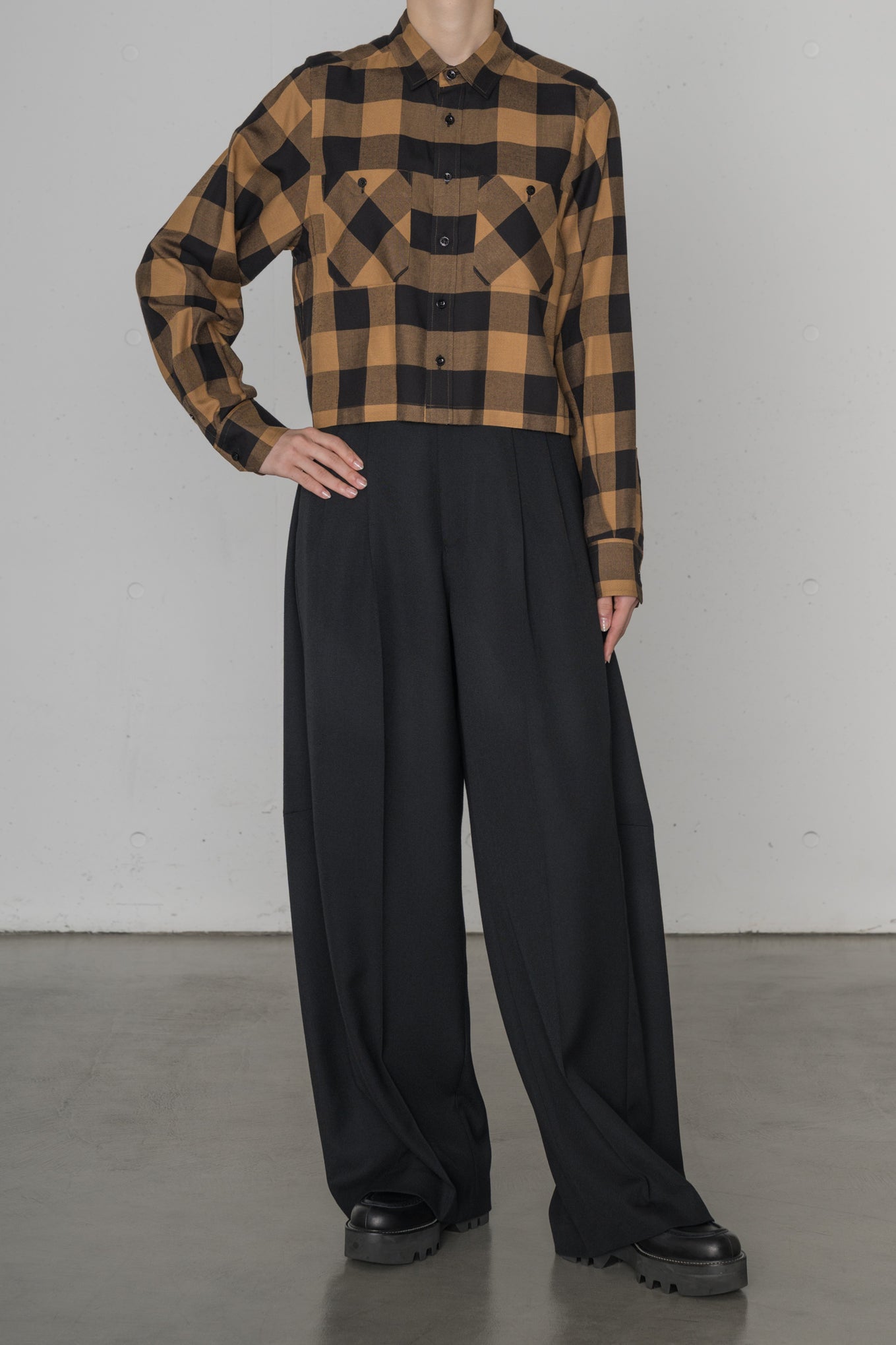 RAYON PLAID SHIRT