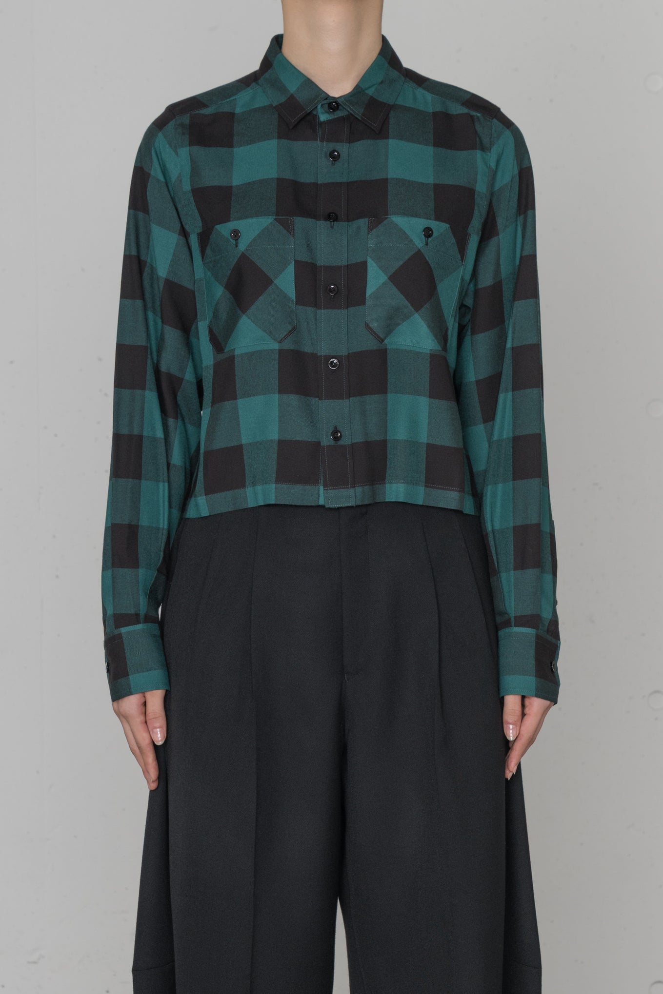 RAYON PLAID SHIRT