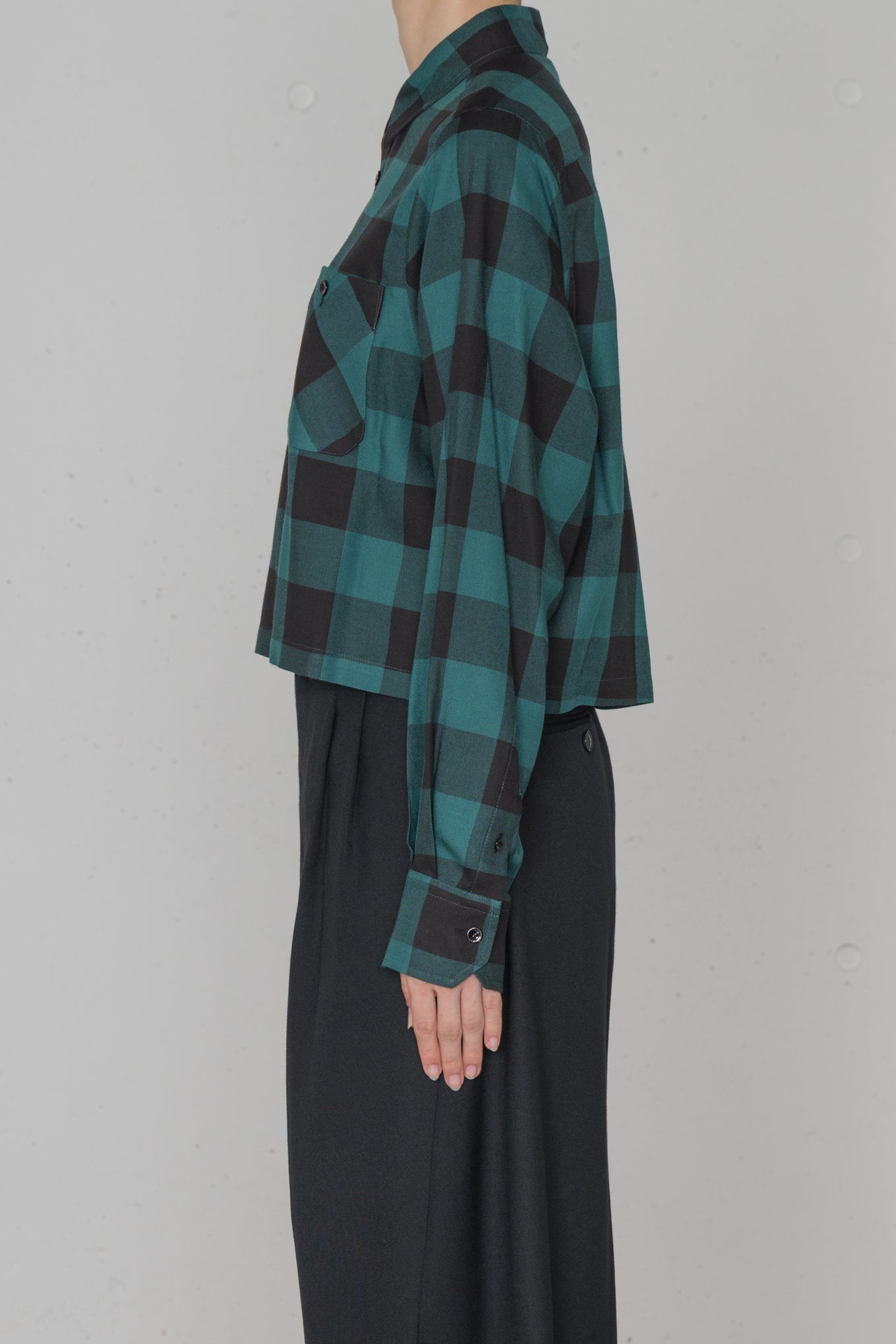 RAYON PLAID SHIRT