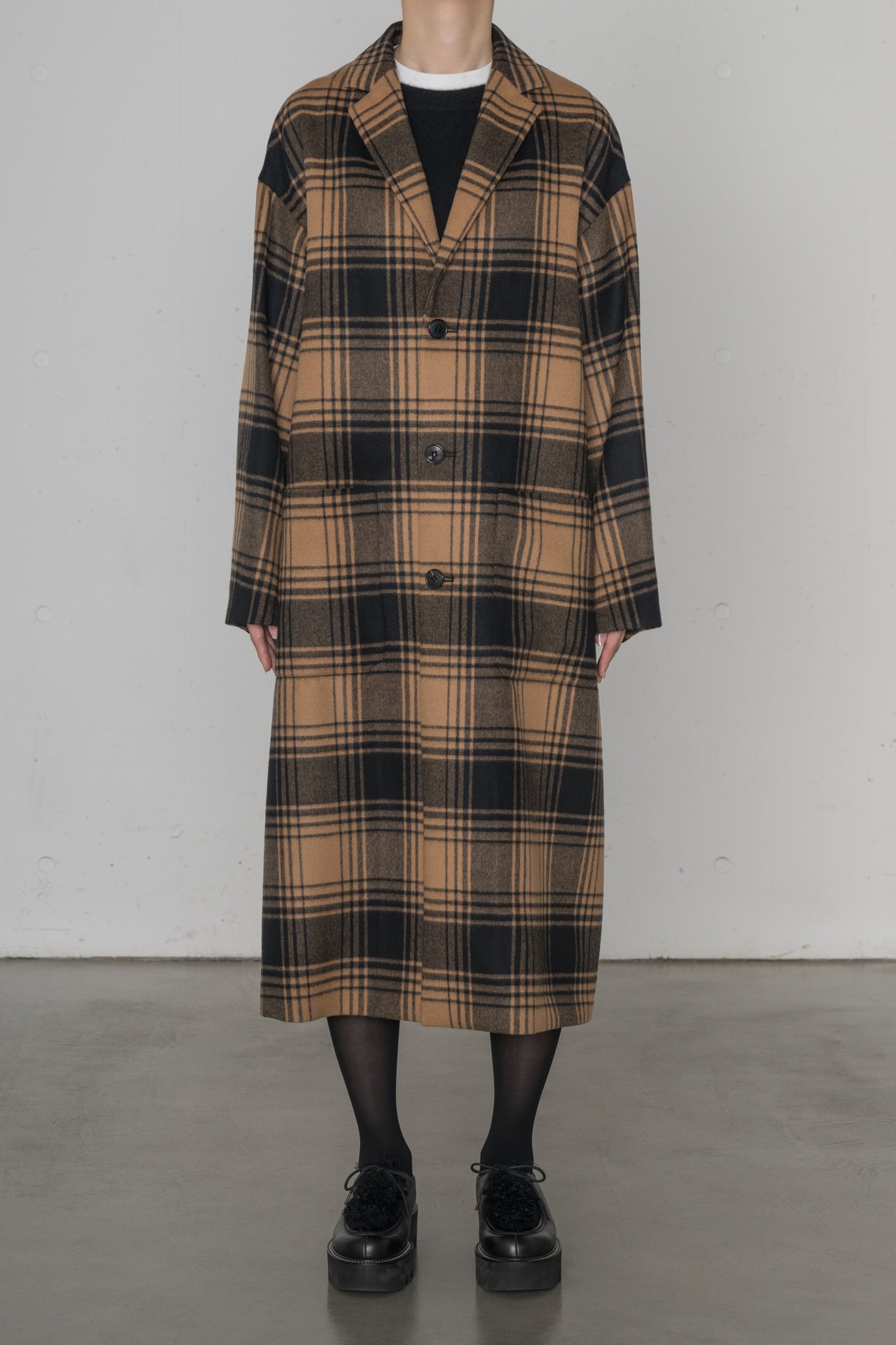 PLAID COAT
