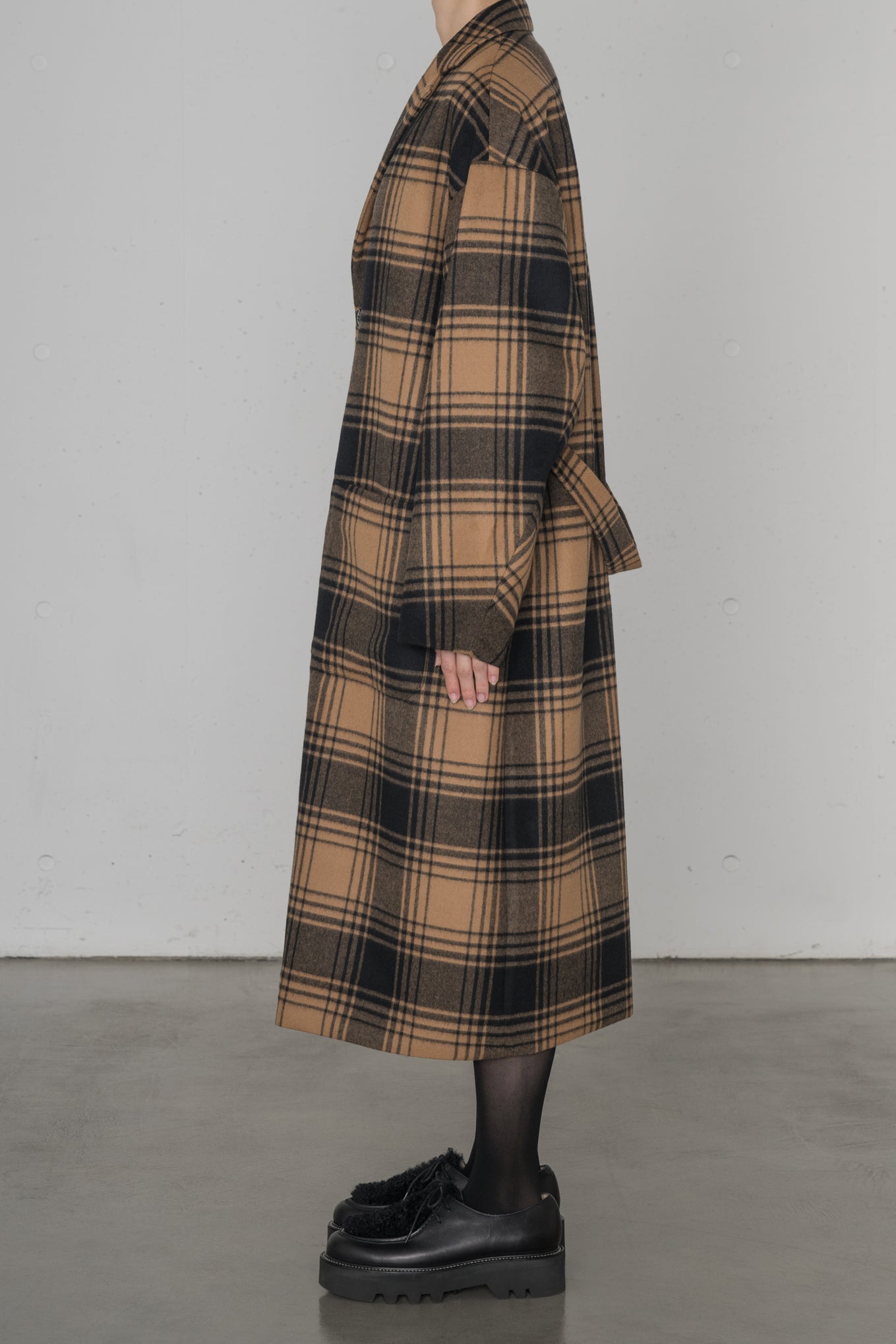 PLAID COAT