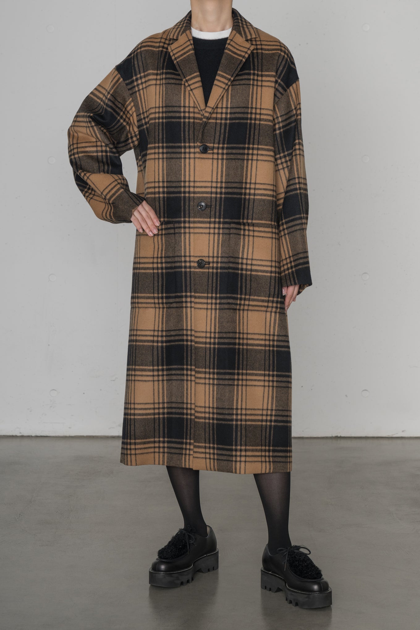 PLAID COAT