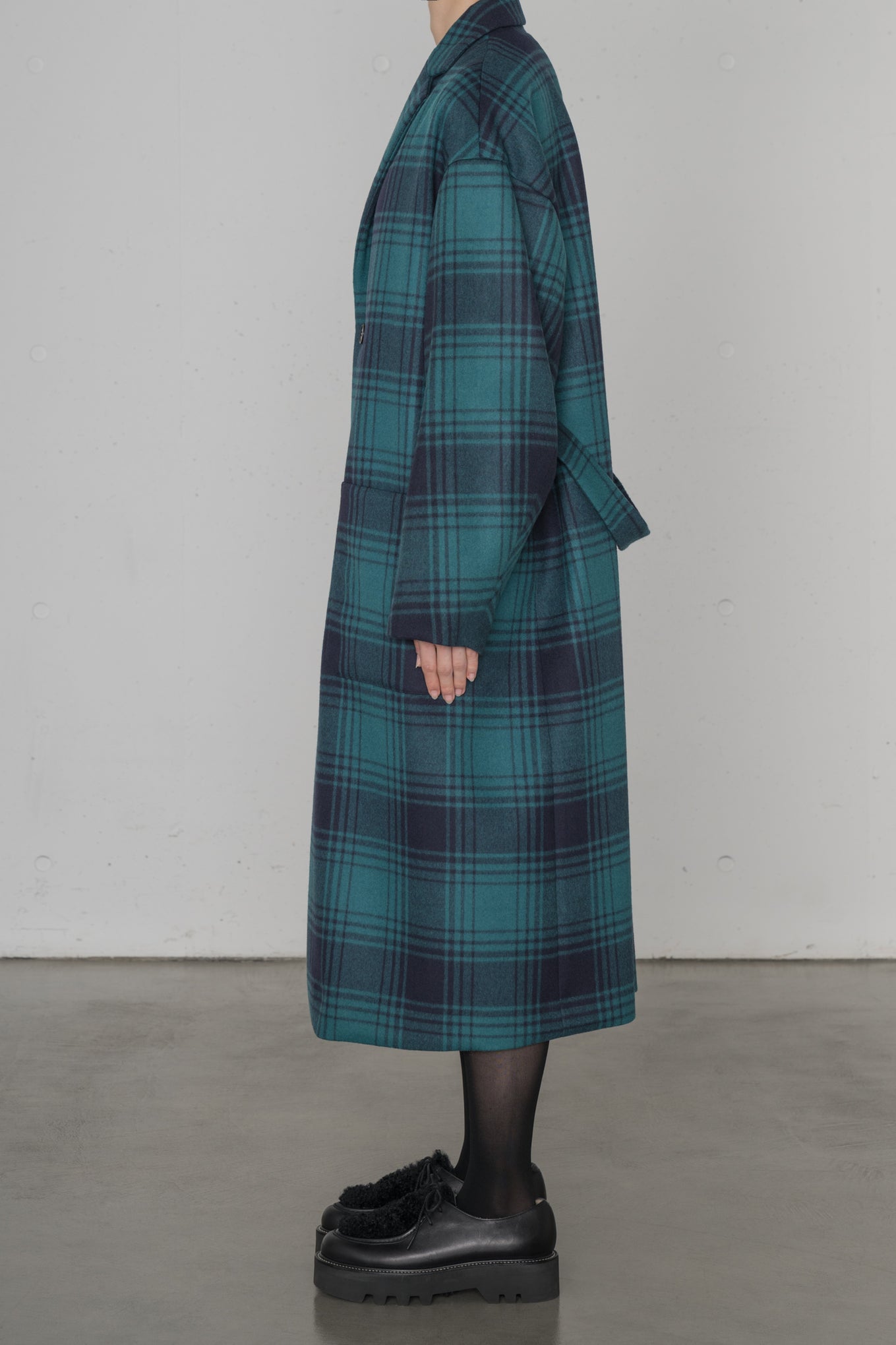 PLAID COAT