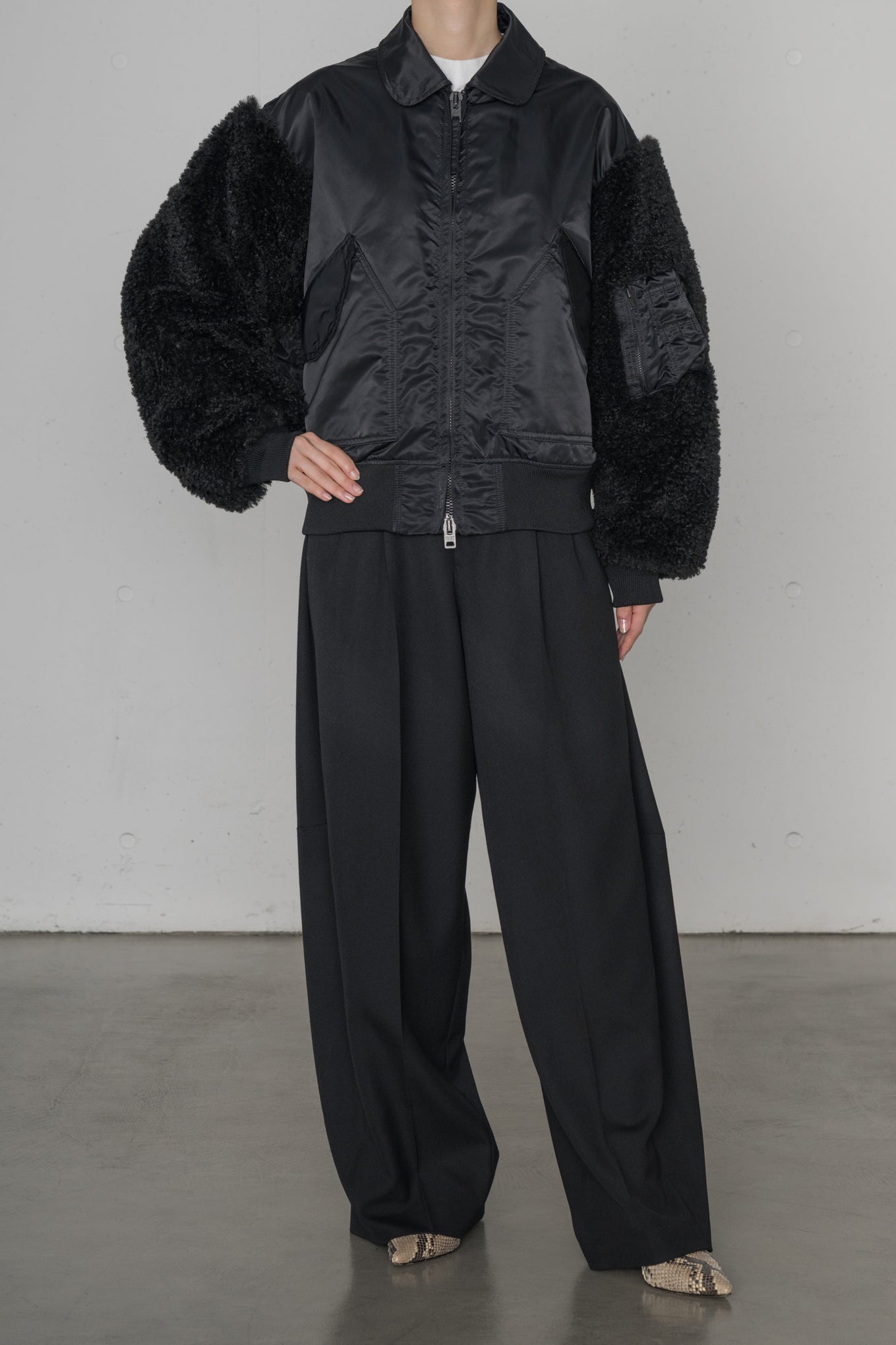 FAUX SHEARLING TYPE CWU-45/P JACKET
