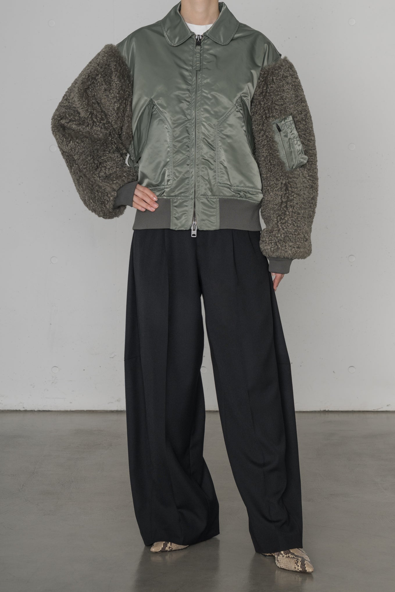 FAUX SHEARLING TYPE CWU-45/P JACKET