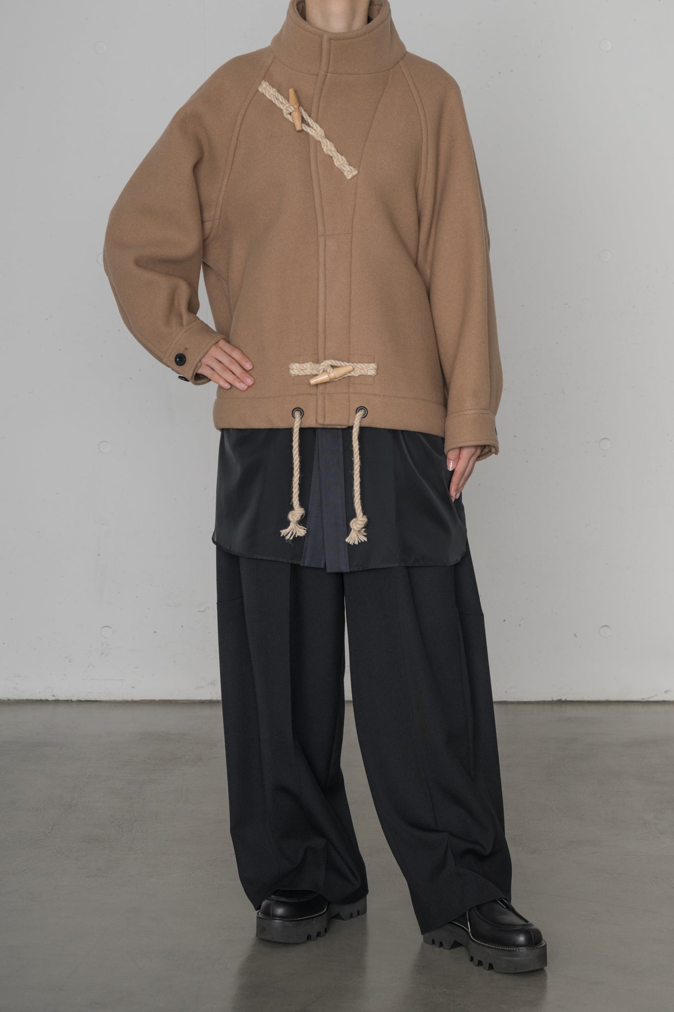 DOUBLE FACE DUFFEL JACKET