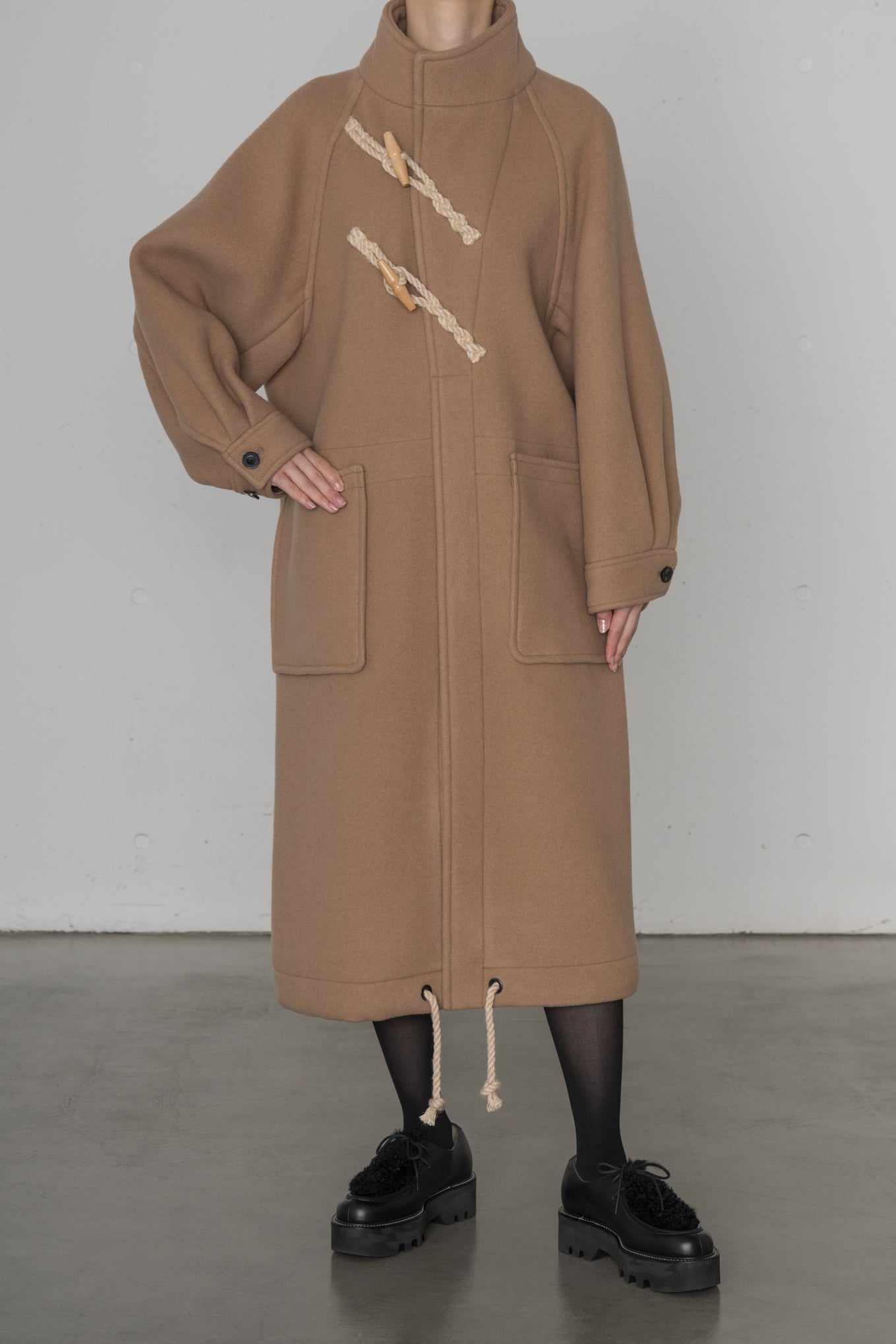DOUBLE FACE DUFFEL COAT