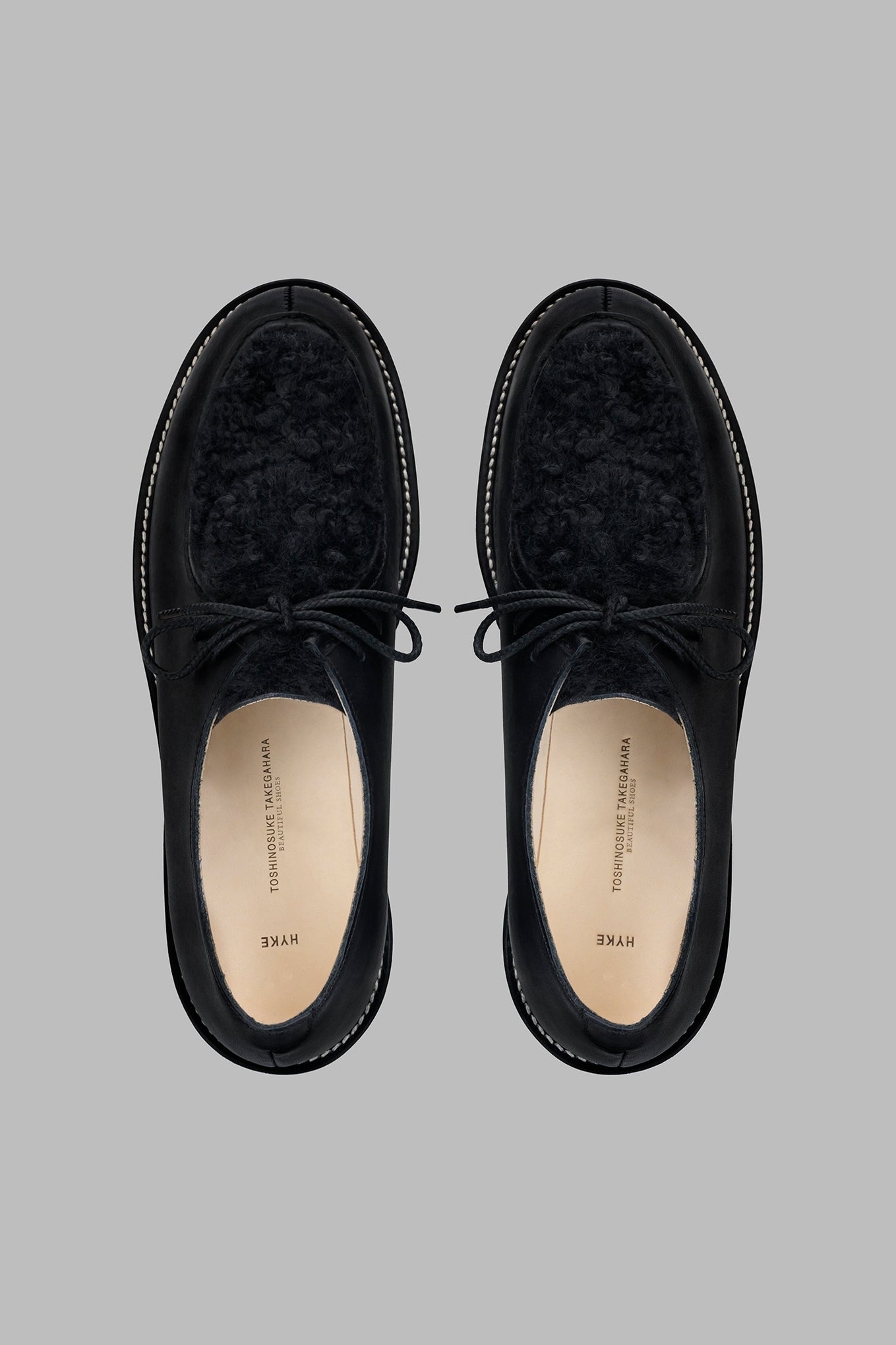 TIROLEAN SHOES WITH FAUX SHEARLING <br>BEAUTIFUL SHOES × HYKE