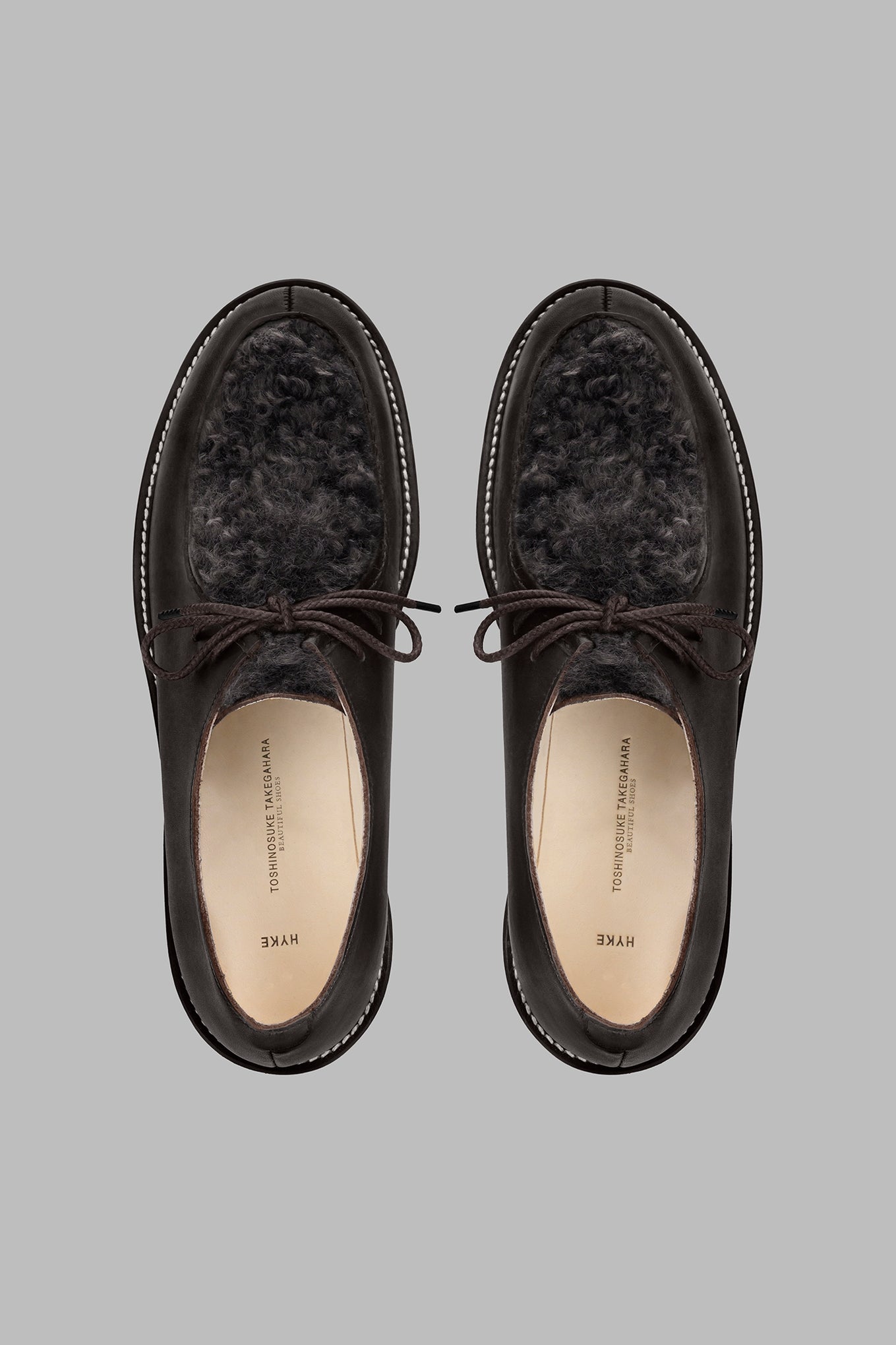 TIROLEAN SHOES WITH FAUX SHEARLING <br>BEAUTIFUL SHOES × HYKE