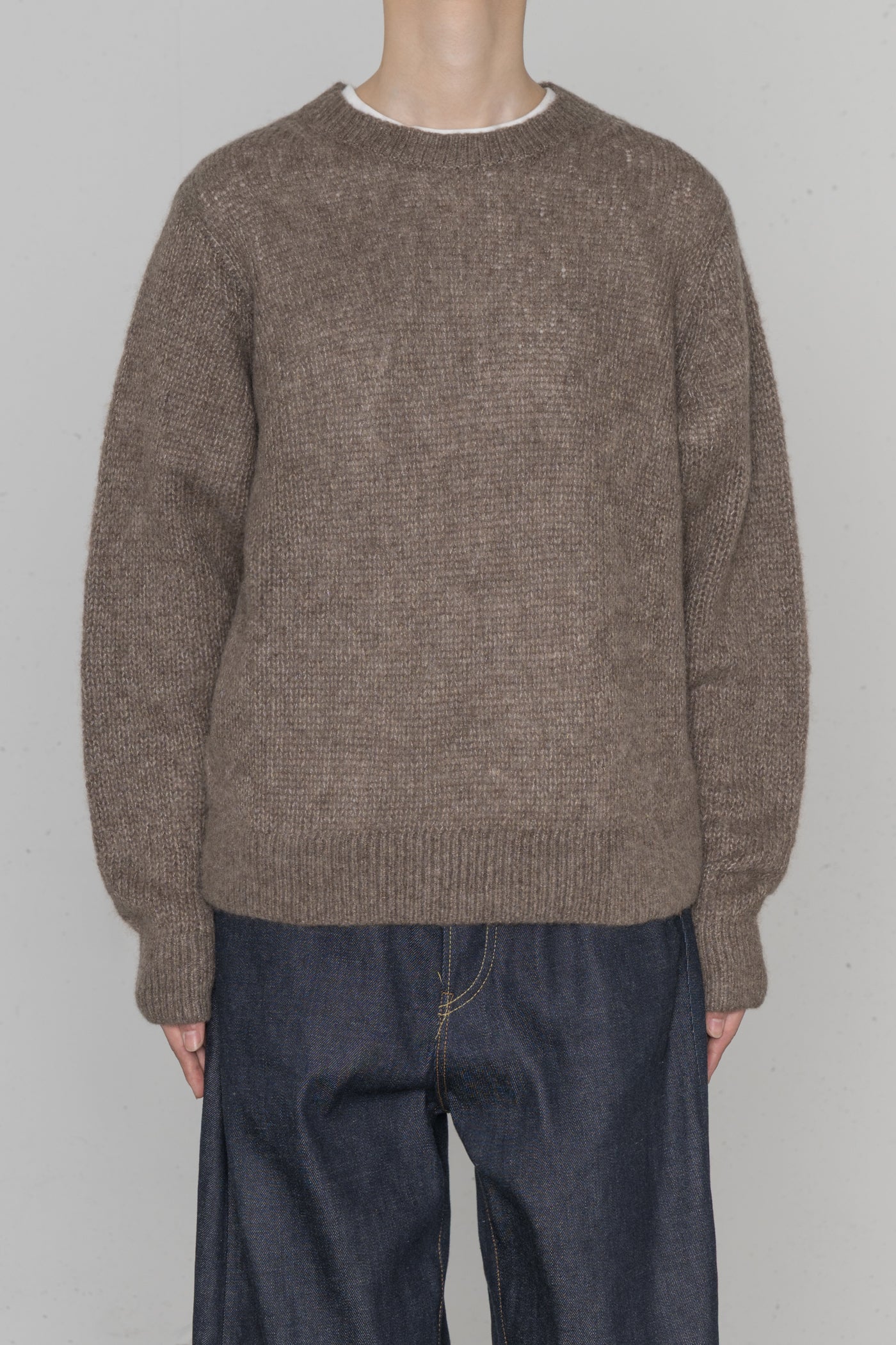 【HYKE】 CROPPED TOP SWEATER 0086_09612871_0005
