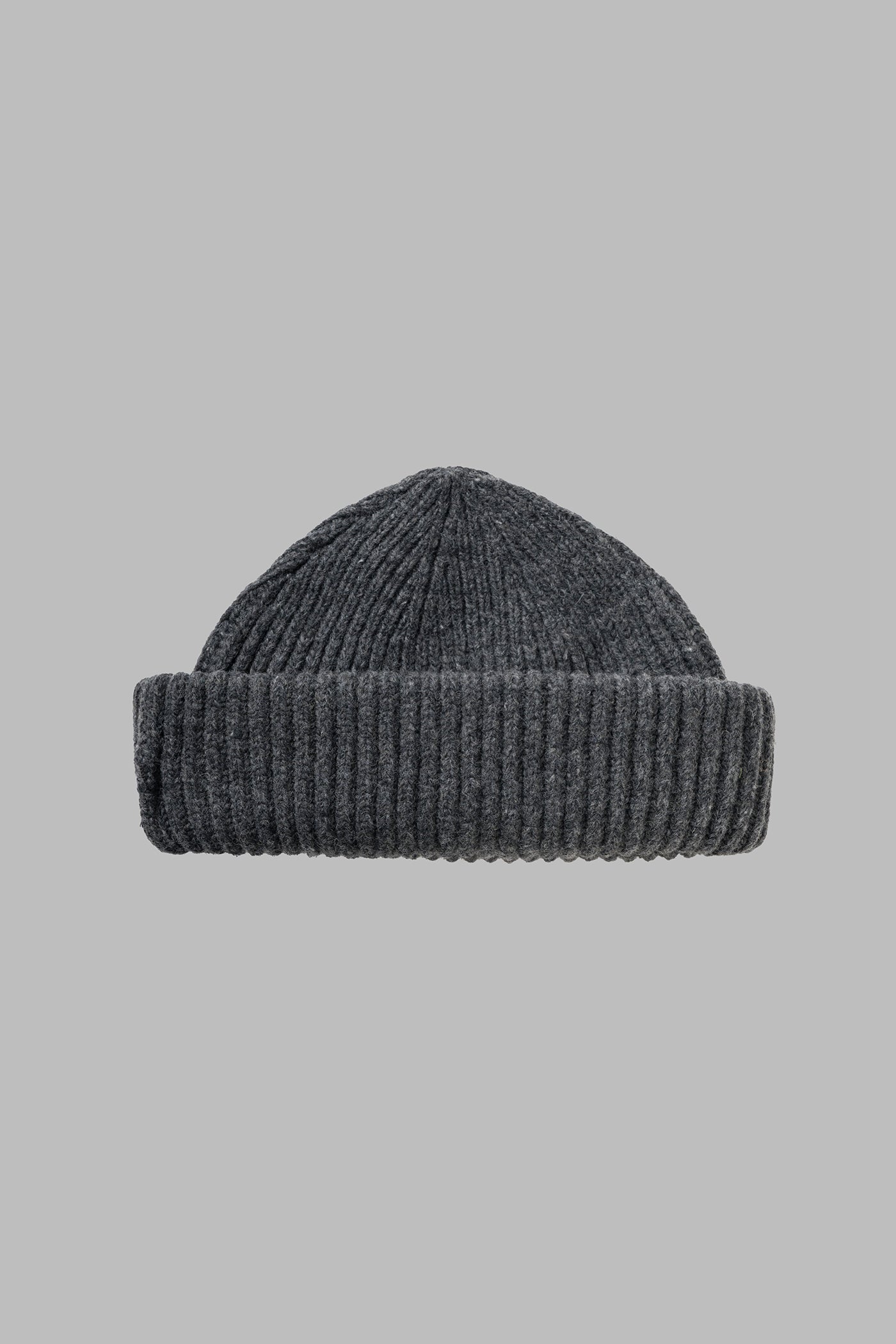 RIBBED KNIT WOOL BEANIE – HYKE ONLINE STORE