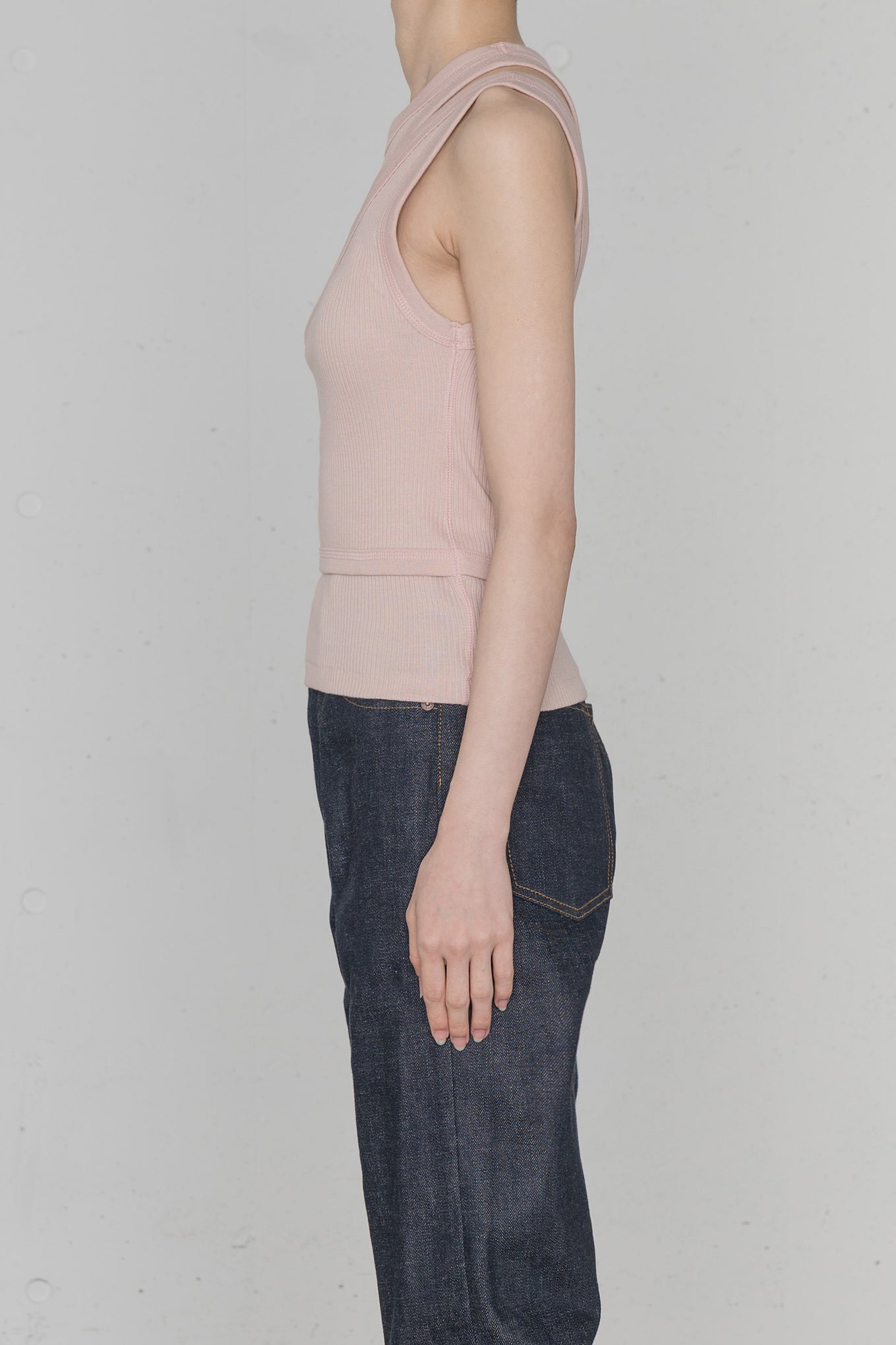 DOUBLE SHOULDER TANK TOP