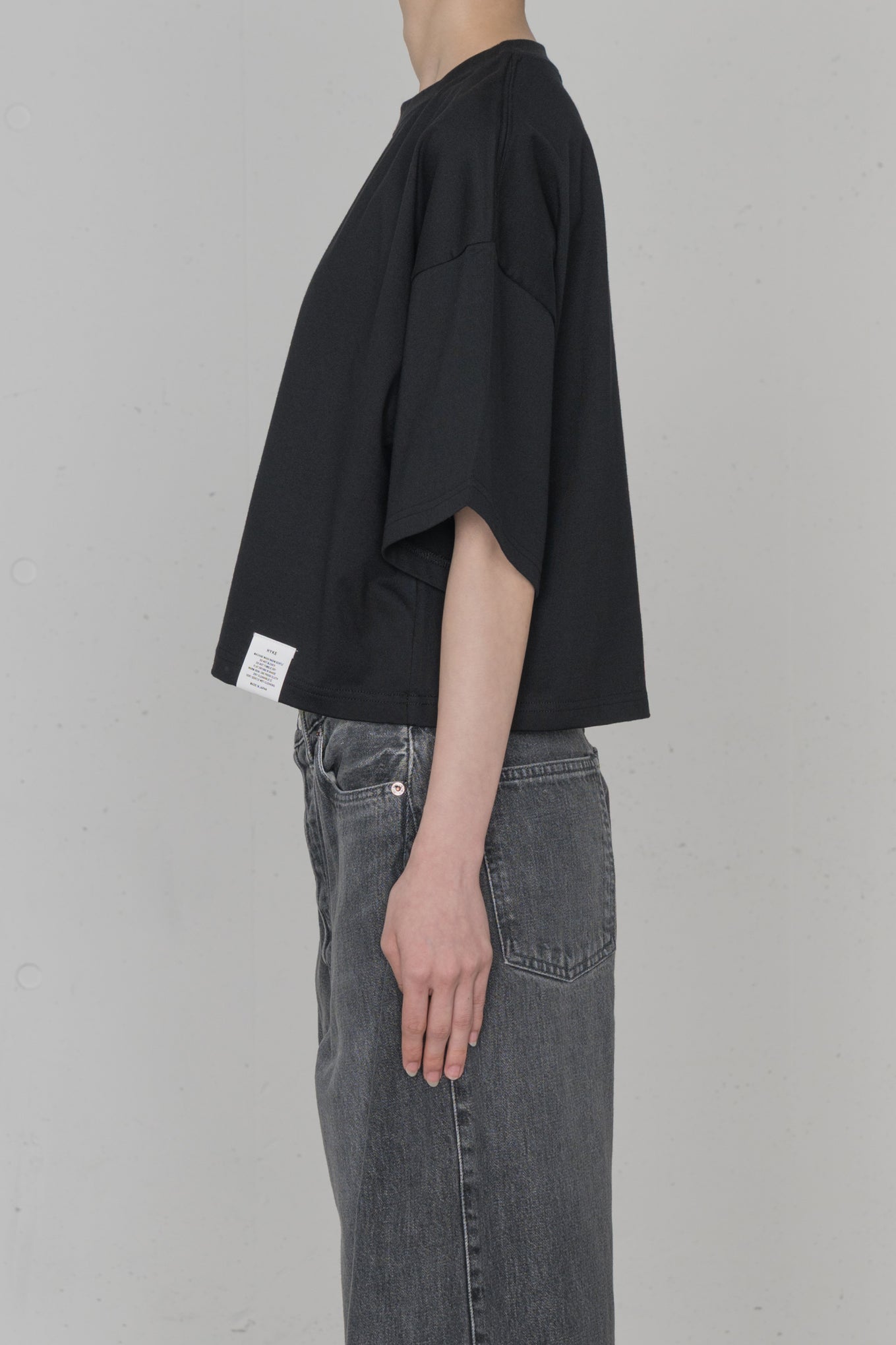 CROPPED SHORT-SLV TEE / BIG FIT (6.5OZ)