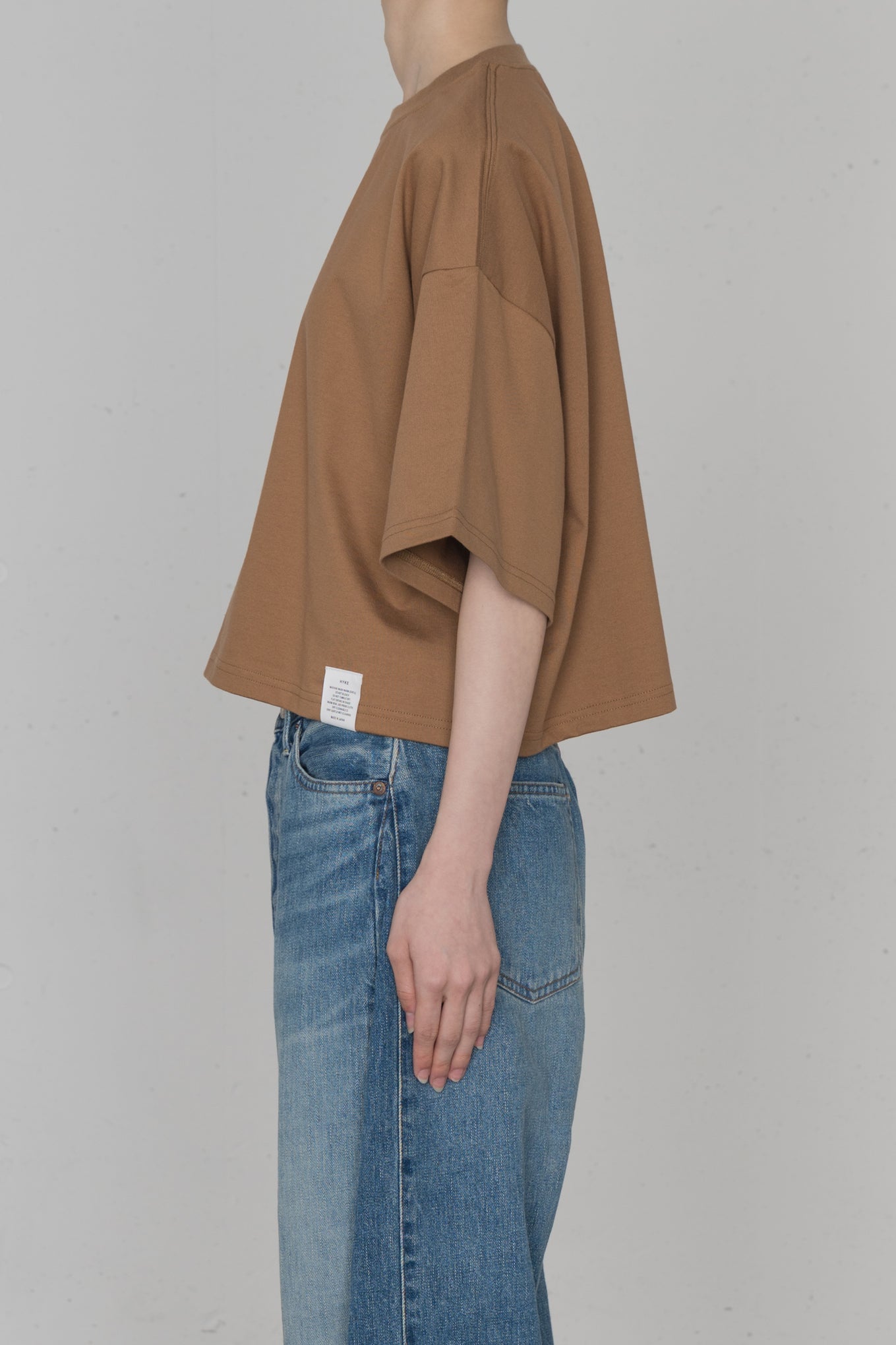 CROPPED SHORT-SLV TEE / BIG FIT (6.5OZ)