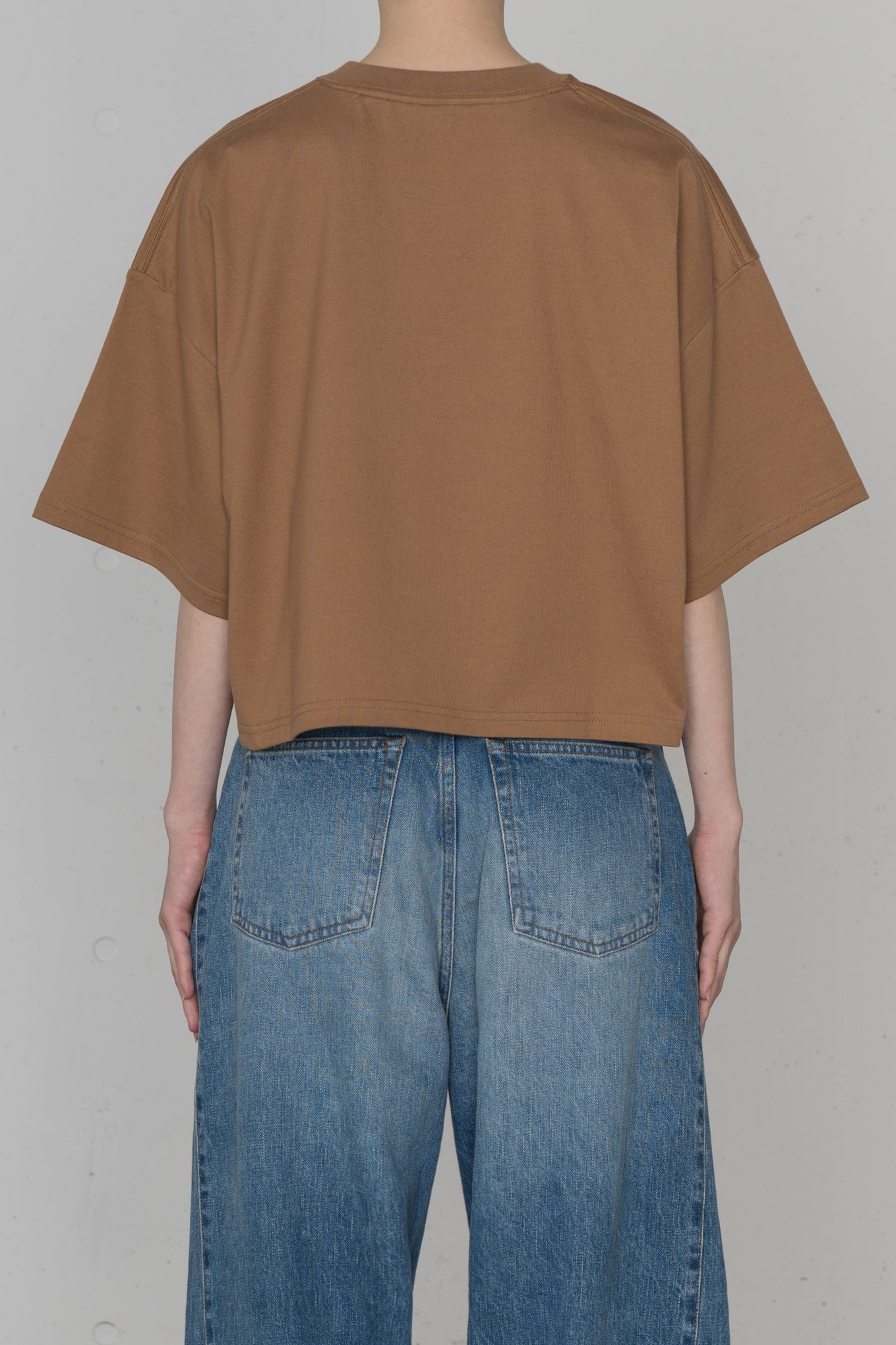 CROPPED SHORT-SLV TEE / BIG FIT (6.5OZ)