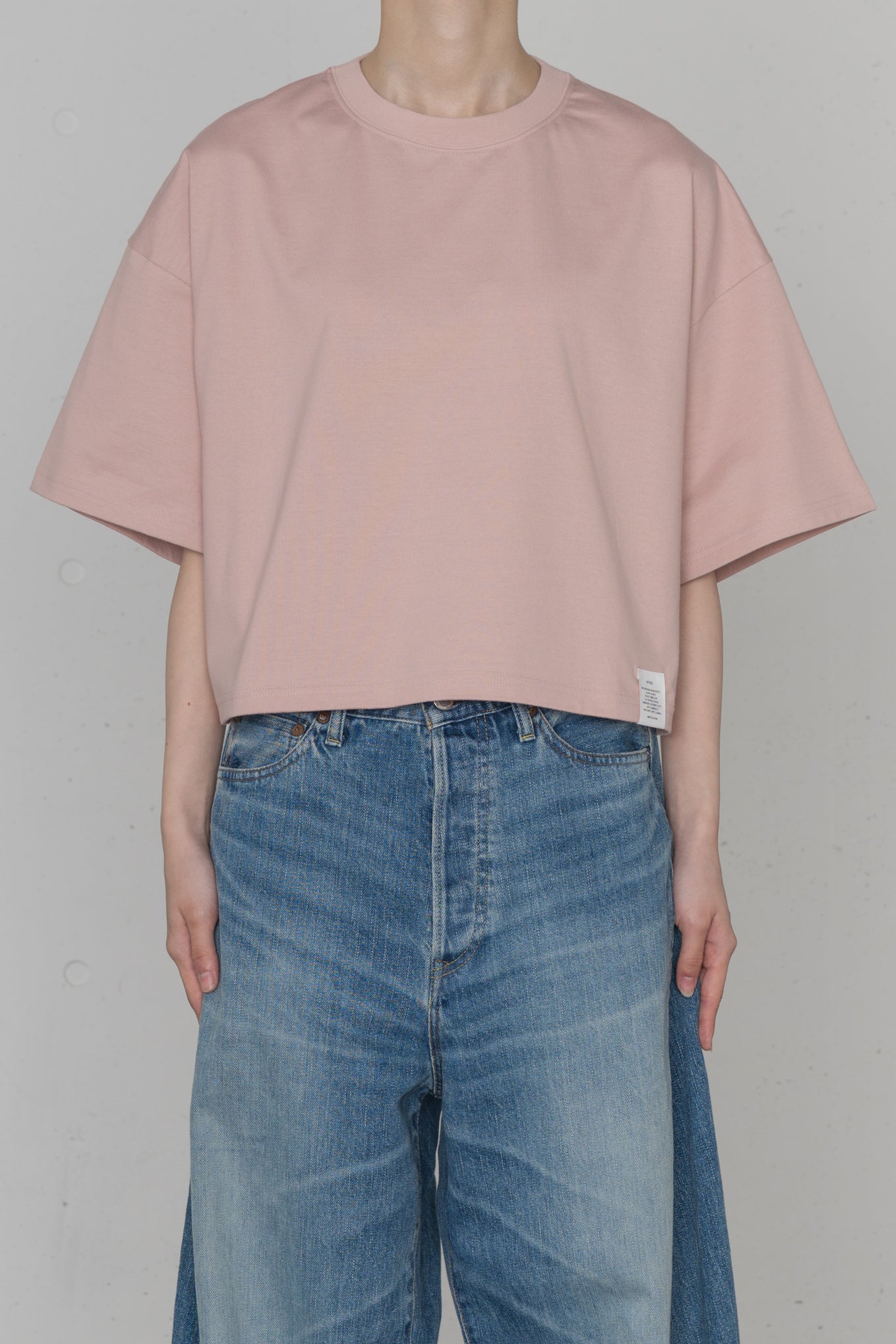 CROPPED SHORT-SLV TEE / BIG FIT (6.5OZ)