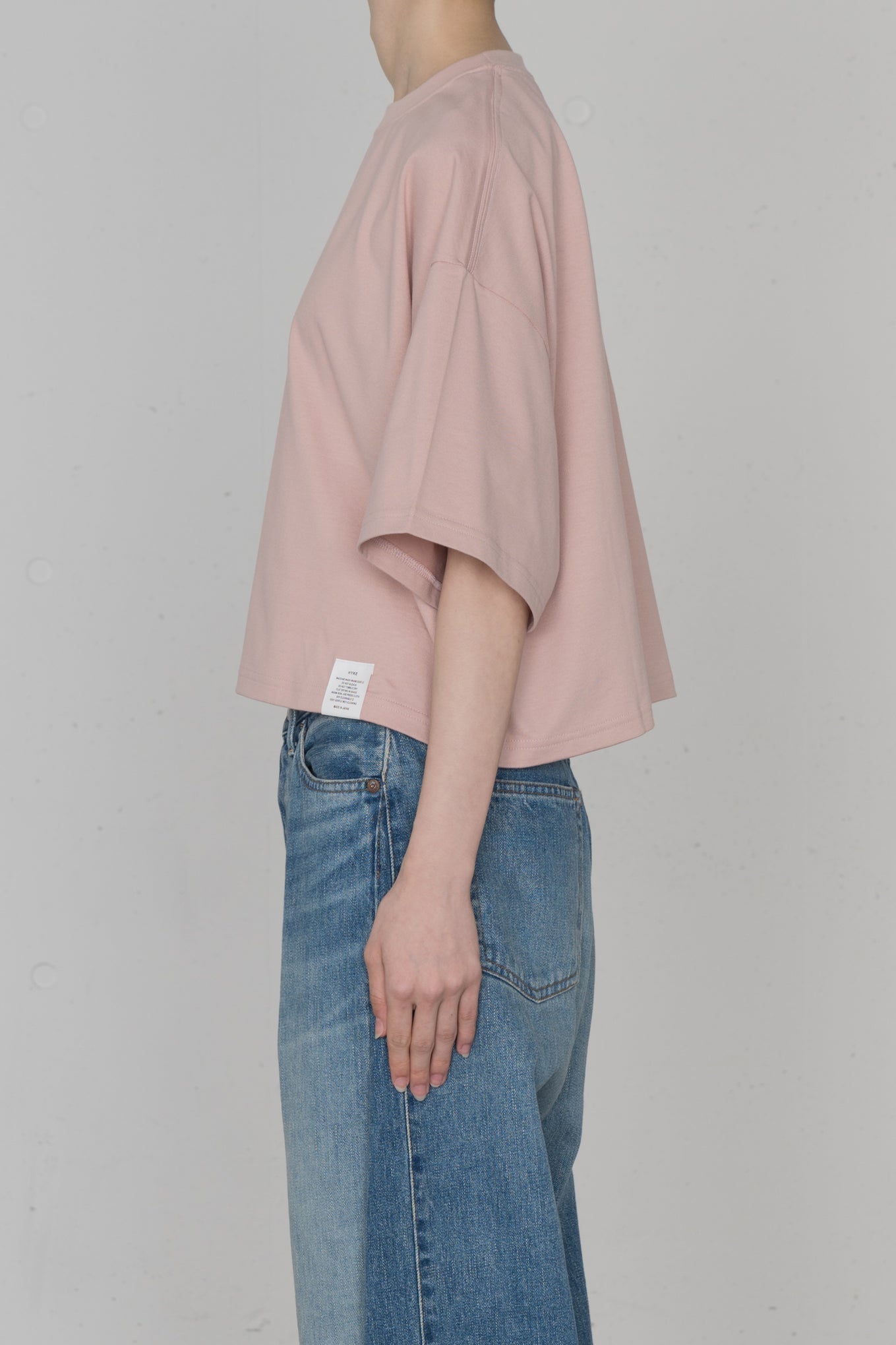 CROPPED SHORT-SLV TEE / BIG FIT (6.5OZ)
