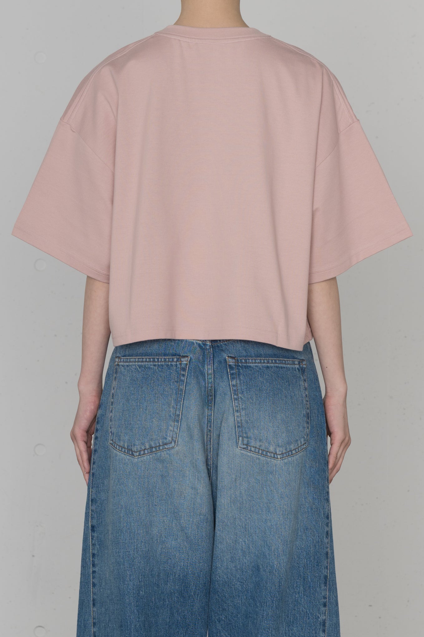 CROPPED SHORT-SLV TEE / BIG FIT (6.5OZ)