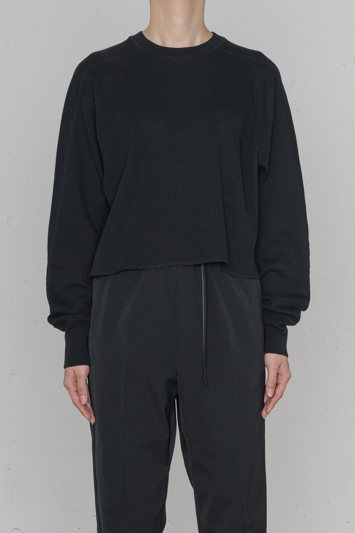 【HYKE】新品 - TA/P CROPPED SHIRT 25SS TA／P CROPPED SHIRT 25SS／15244