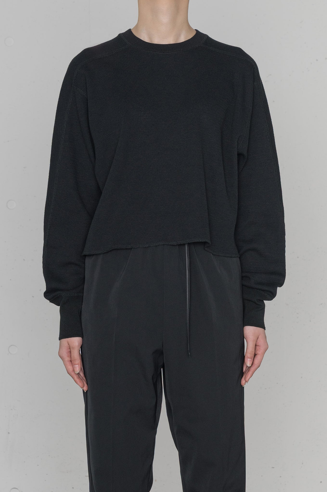 CROPPED THERMAL SHIRT