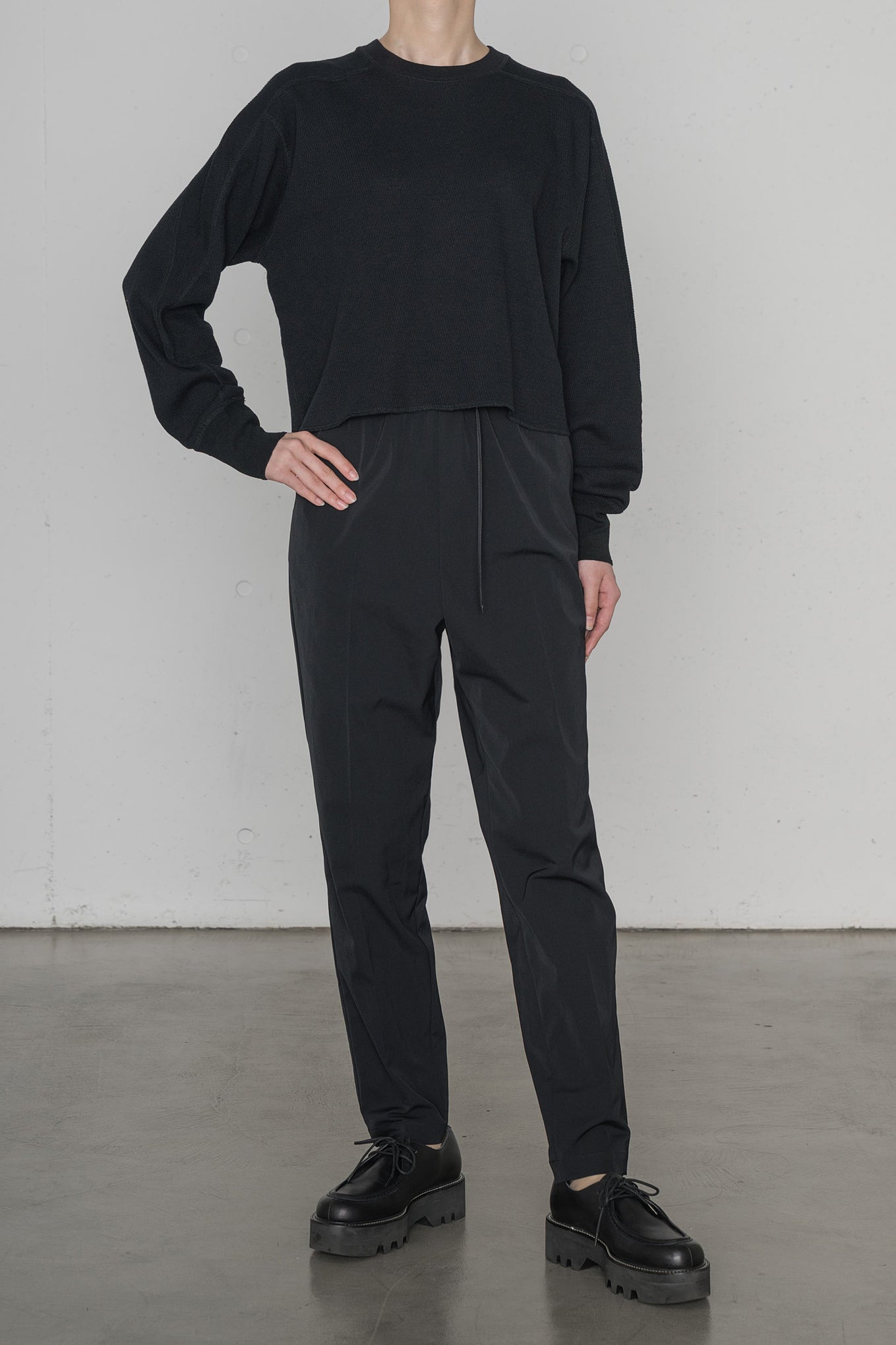 CROPPED THERMAL SHIRT