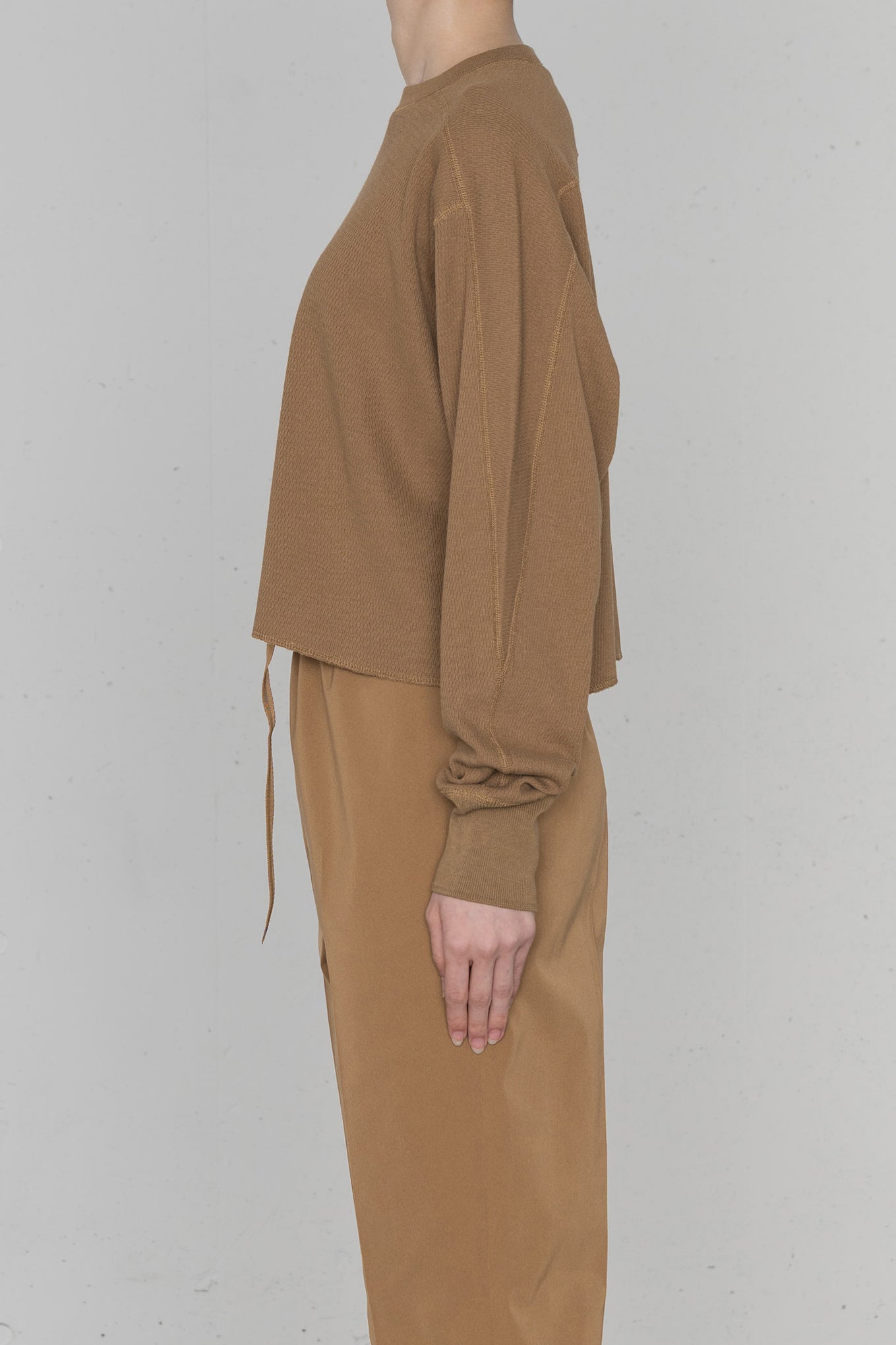 CROPPED THERMAL SHIRT