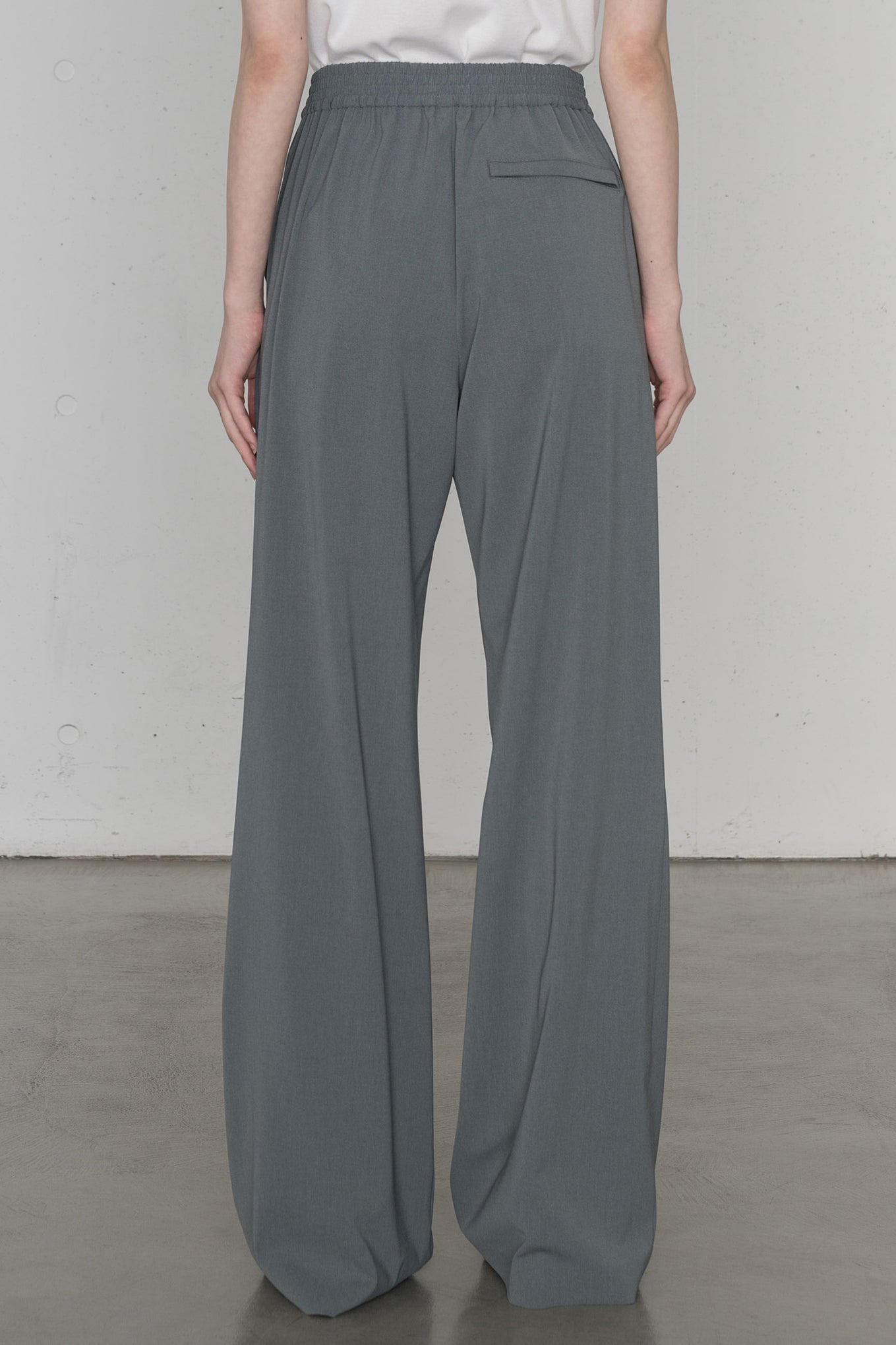 STRETCH WIDE LEG PANTS