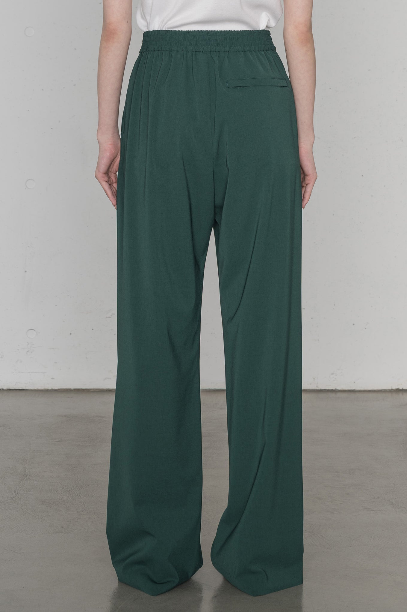STRETCH WIDE LEG PANTS