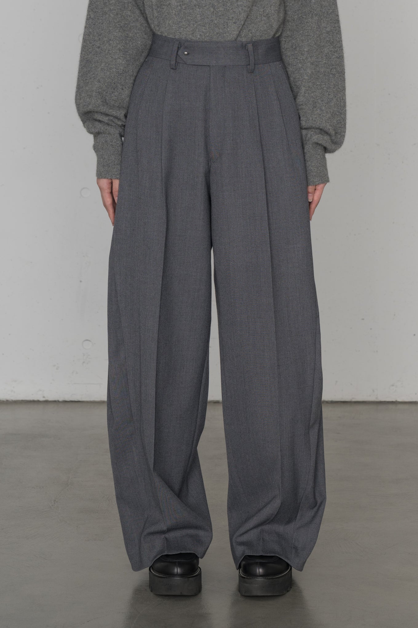 DOESKIN BARREL LEG PANTS