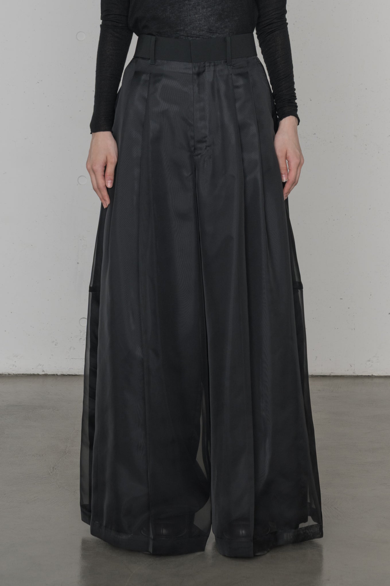 SHEER WIDE PANTS