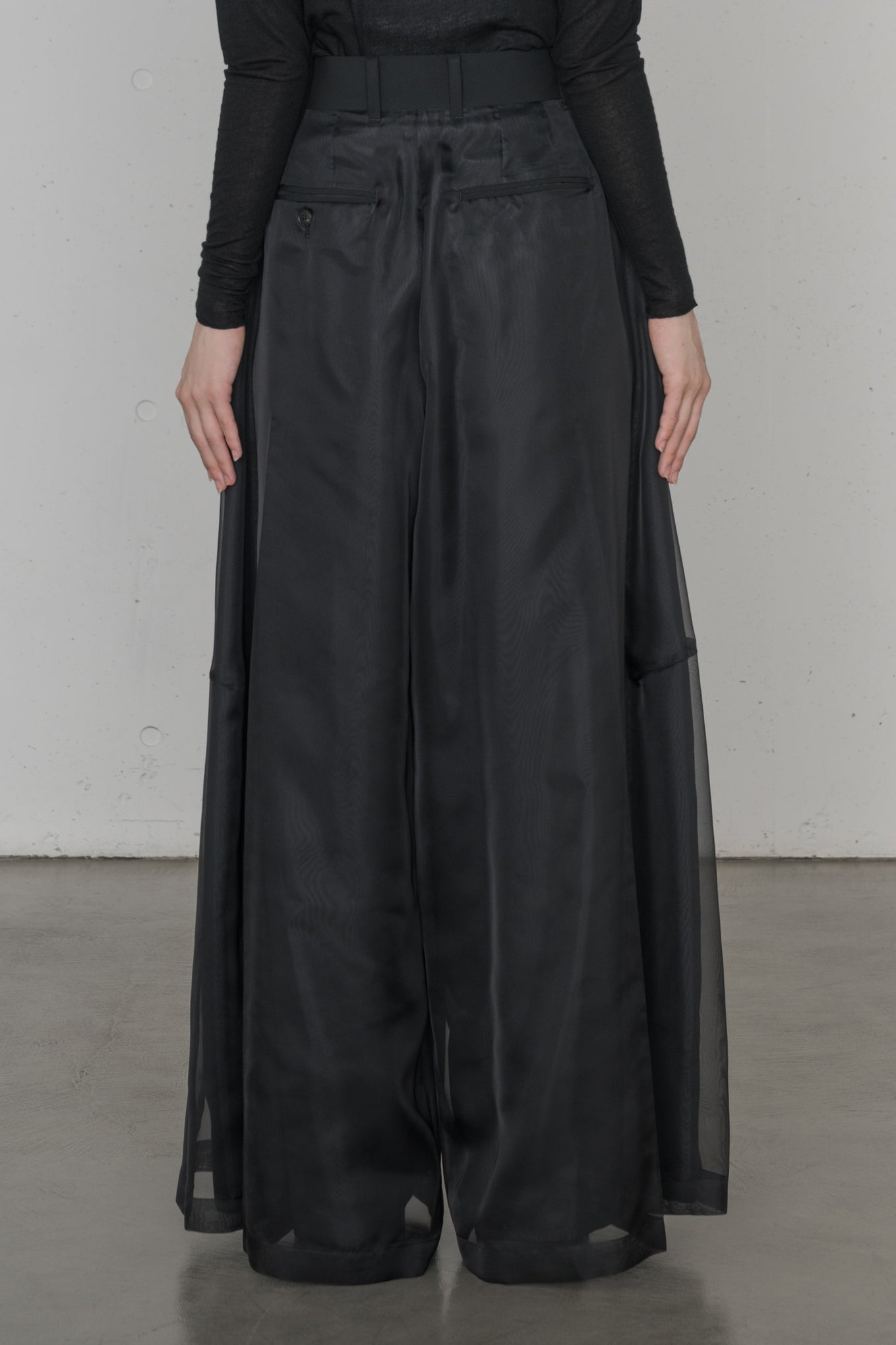SHEER WIDE PANTS