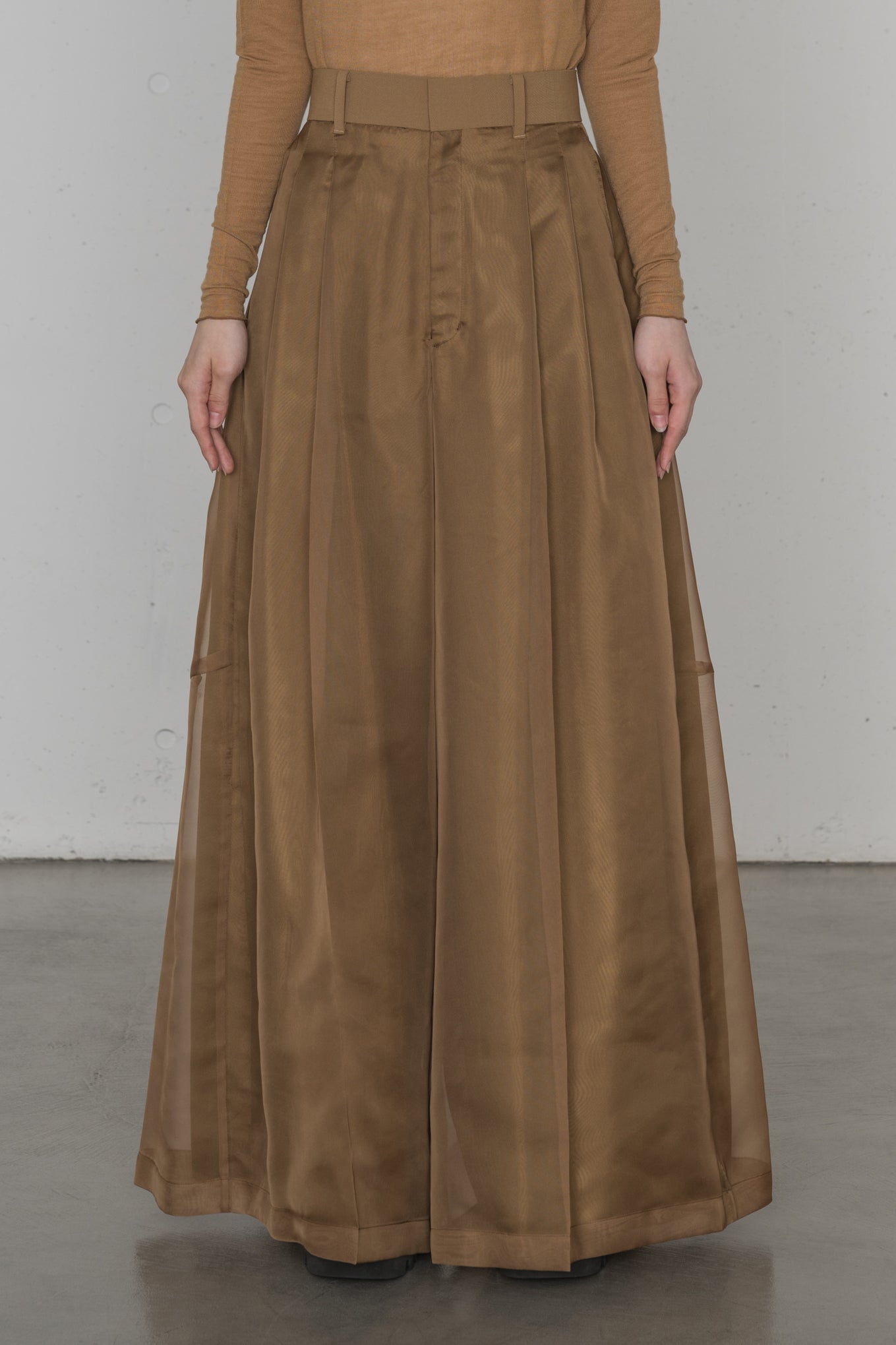 SHEER WIDE PANTS