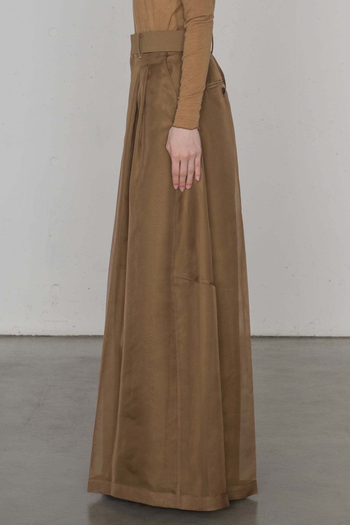 SHEER WIDE PANTS