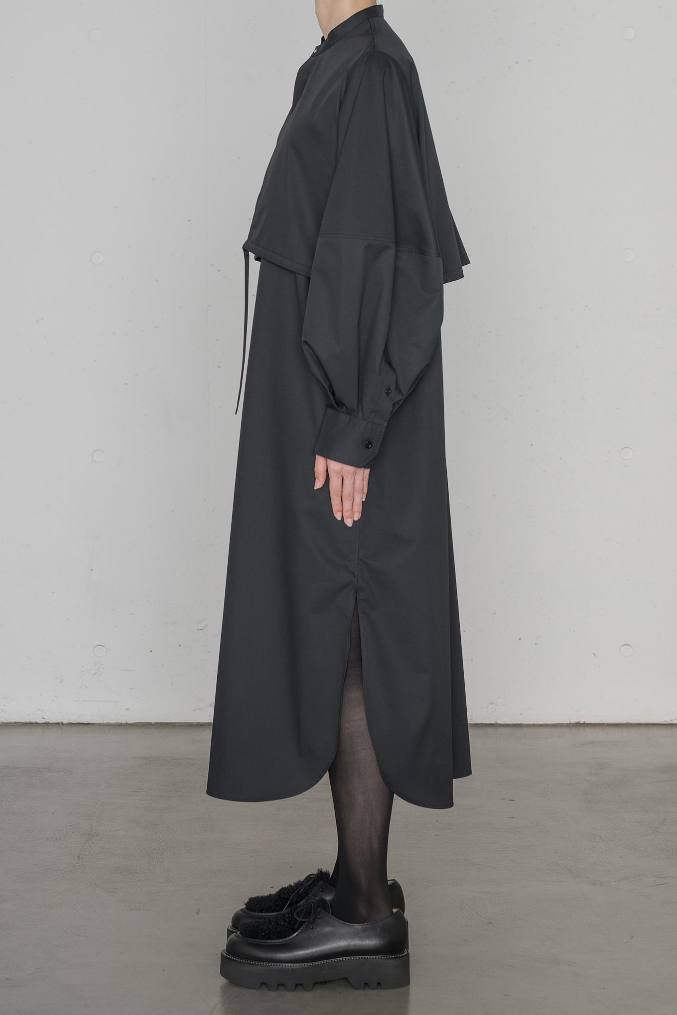 T/C BALLOON SLEEVE DRESS
