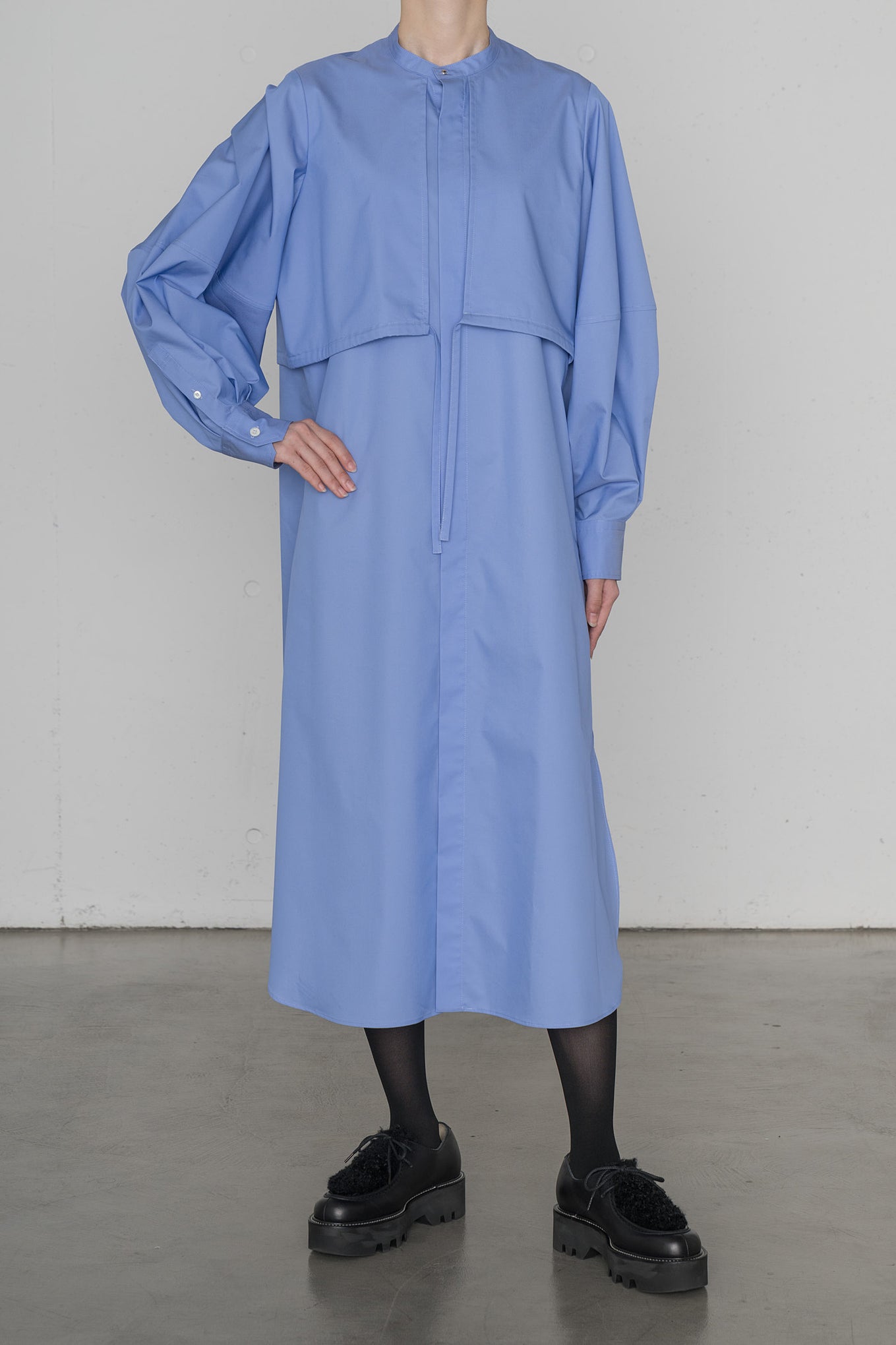 T/C BALLOON SLEEVE DRESS