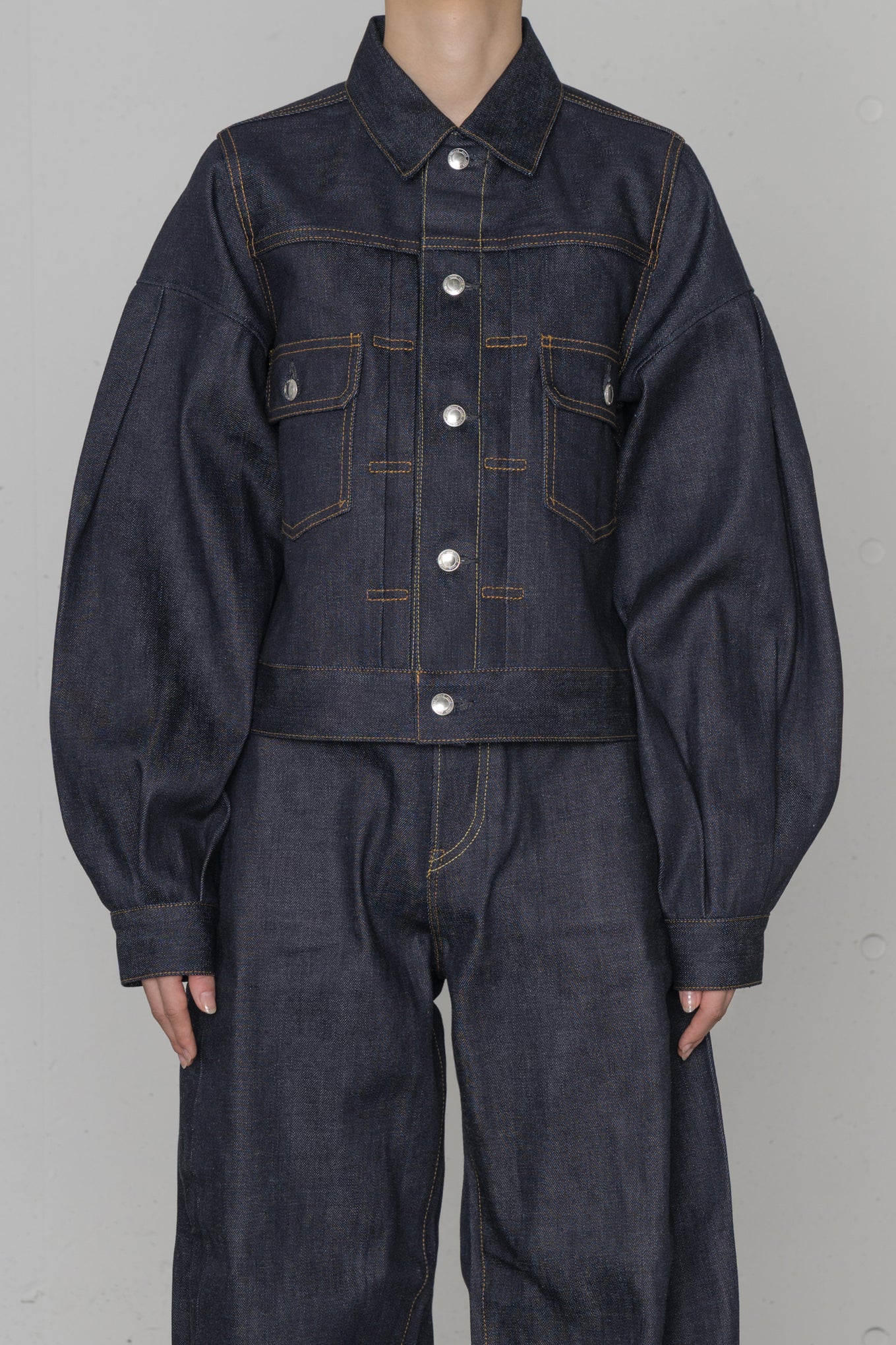 BALLOON SLEEVE DENIM JACKET / TYPE 2 REGULAR FIT