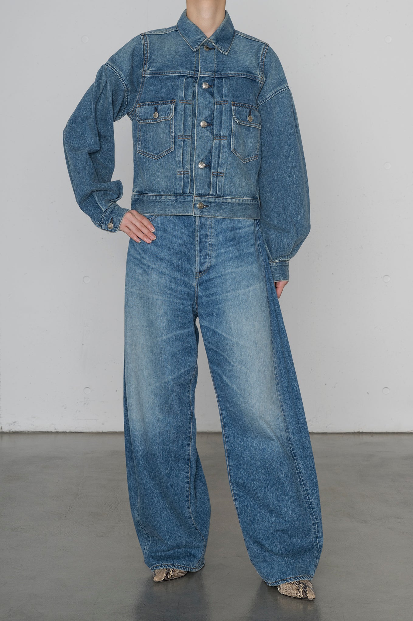 BALLOON SLEEVE DENIM JACKET TYPE 2 / REGULAR FIT
