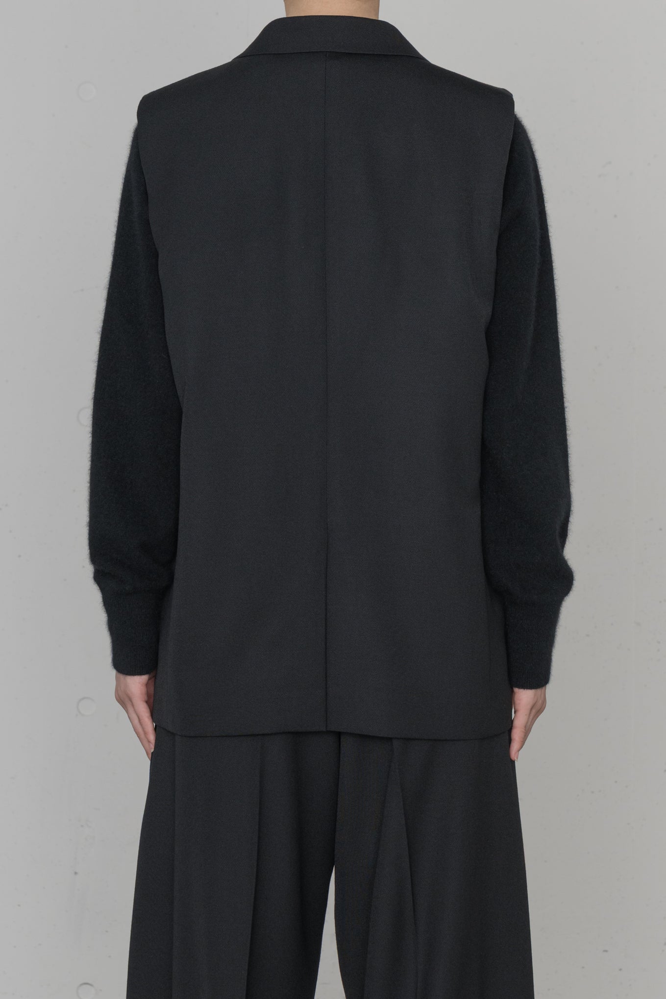 DOESKIN SLEEVELESS BLAZER
