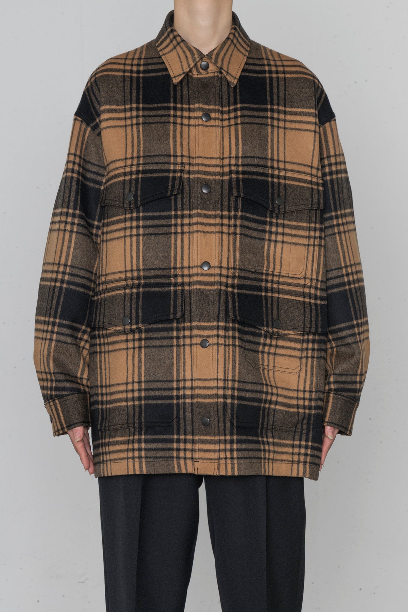 PLAID WORK JACKET