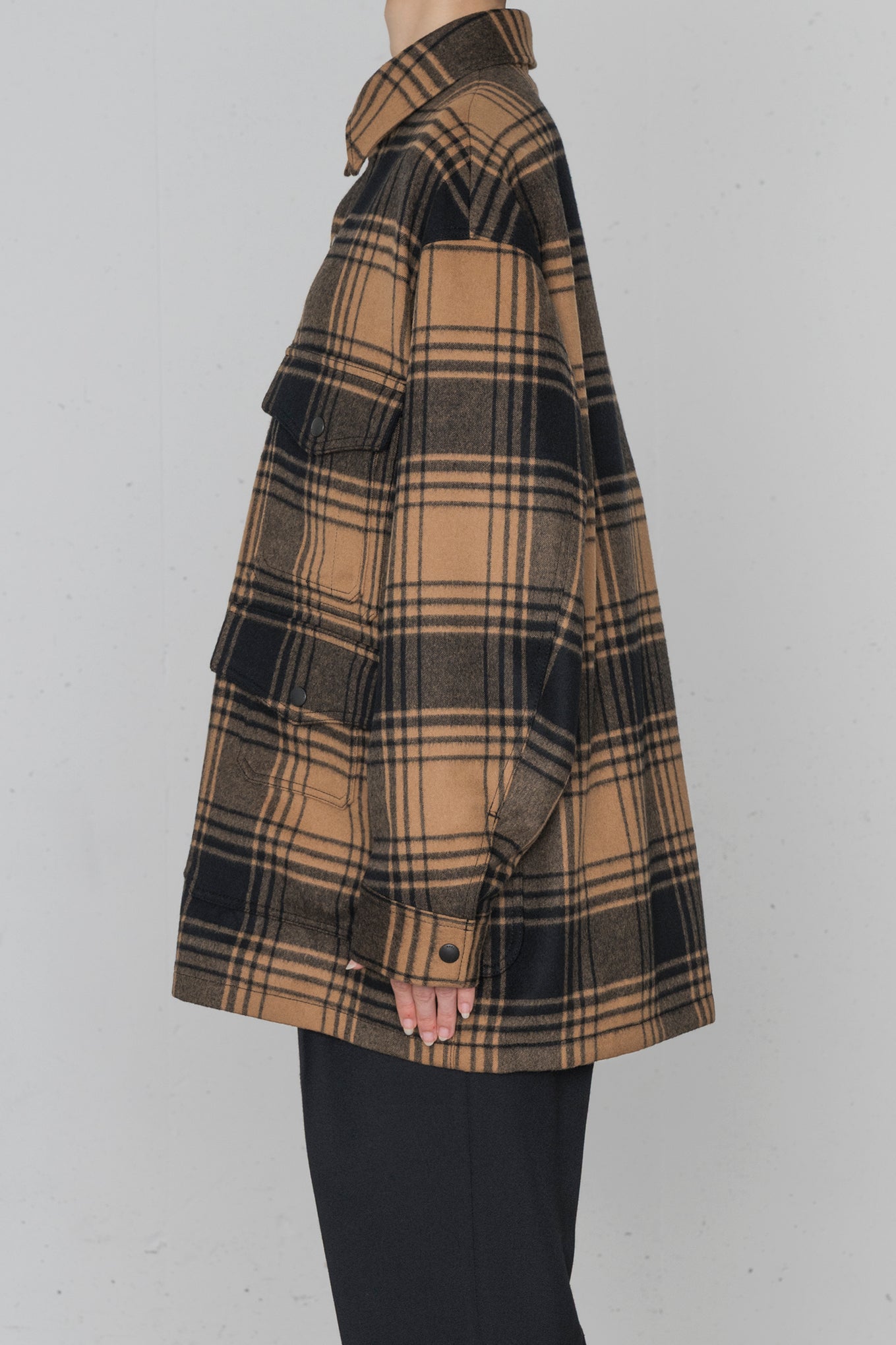 PLAID WORK JACKET