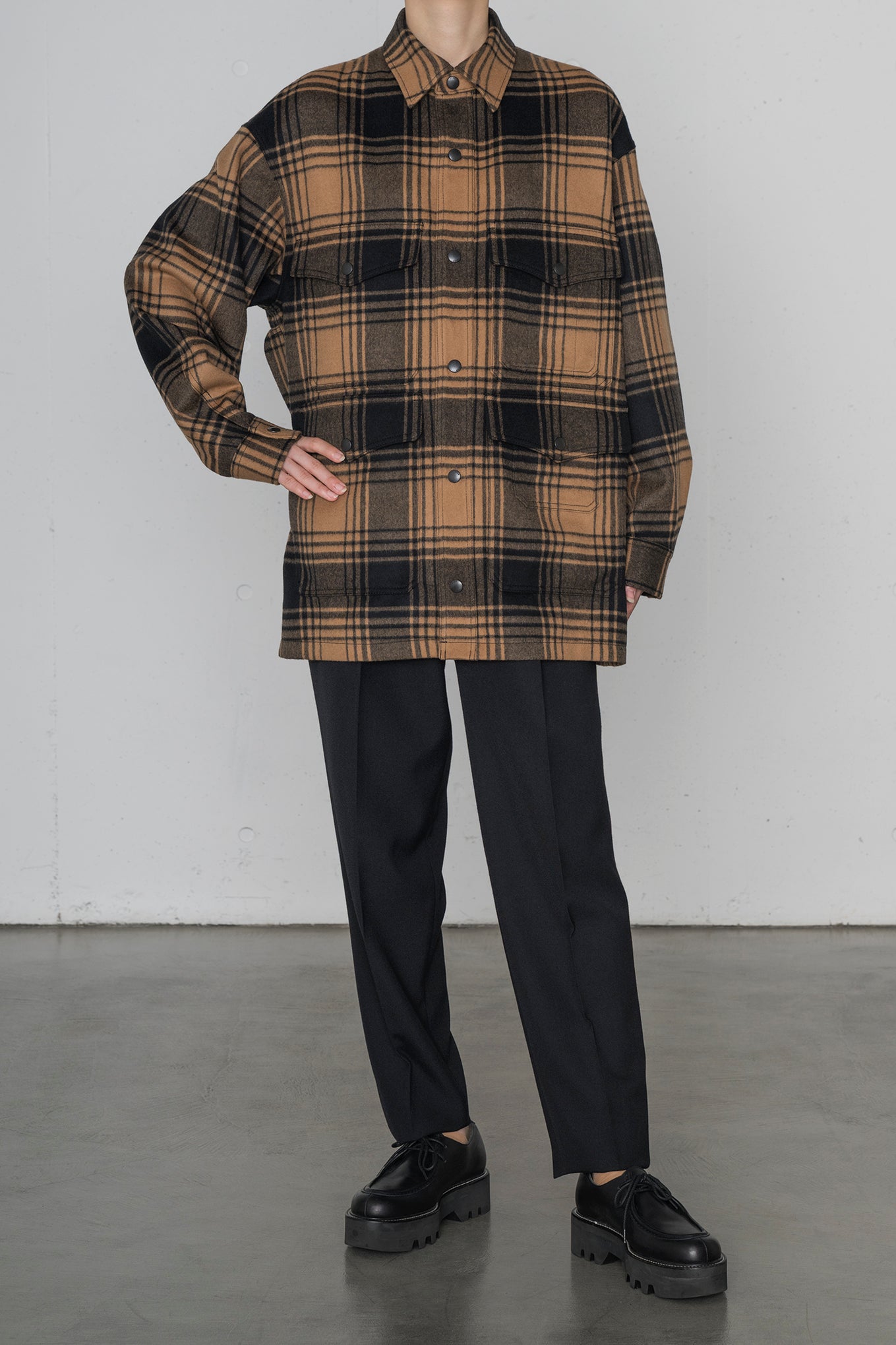 PLAID WORK JACKET