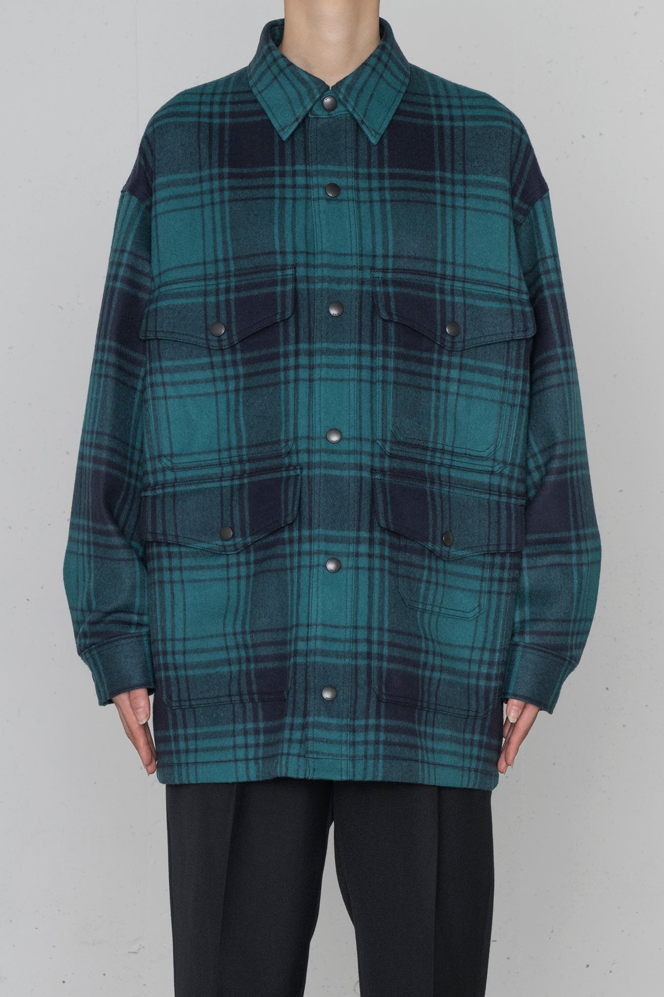 PLAID WORK JACKET