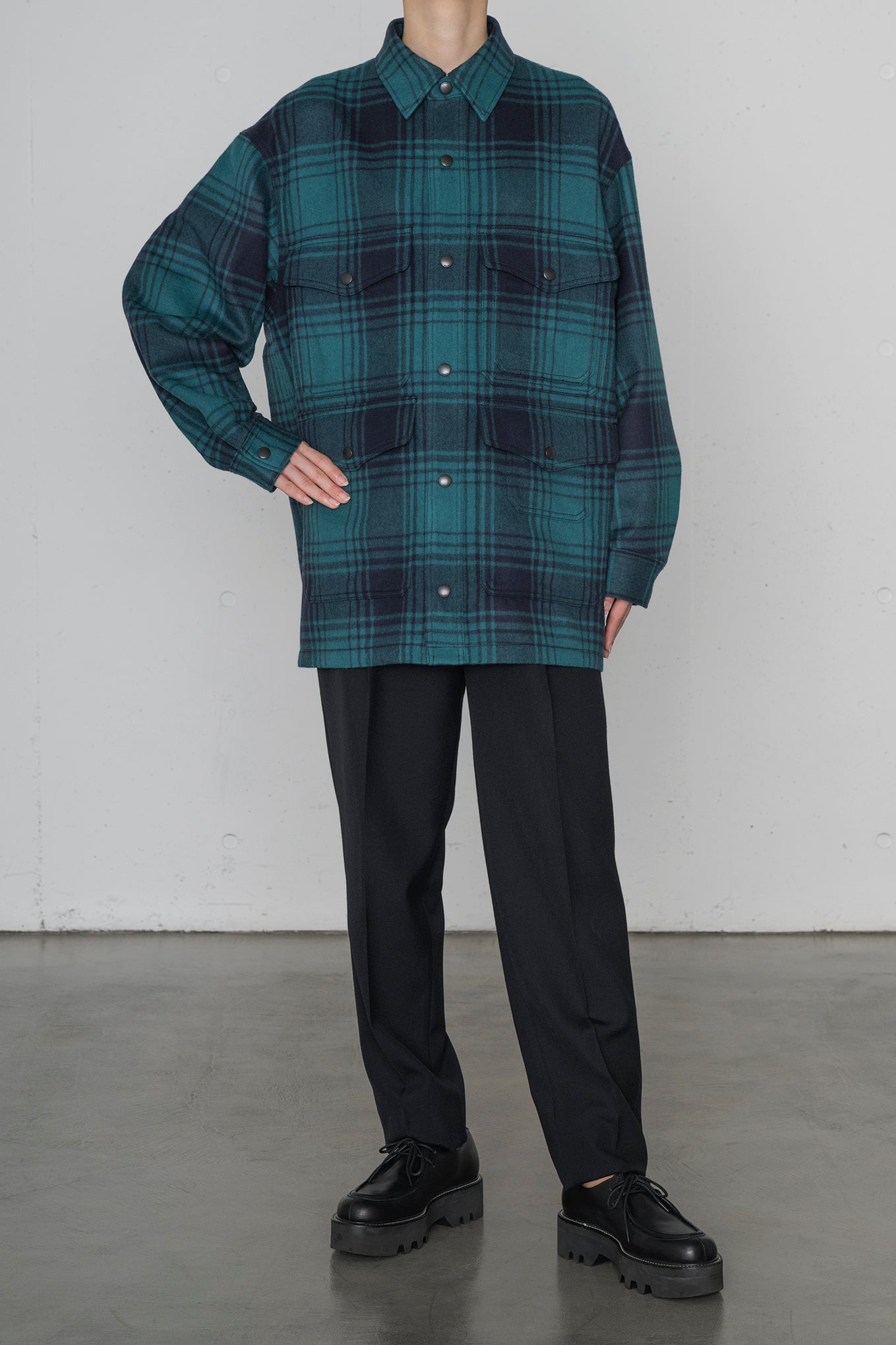 PLAID WORK JACKET