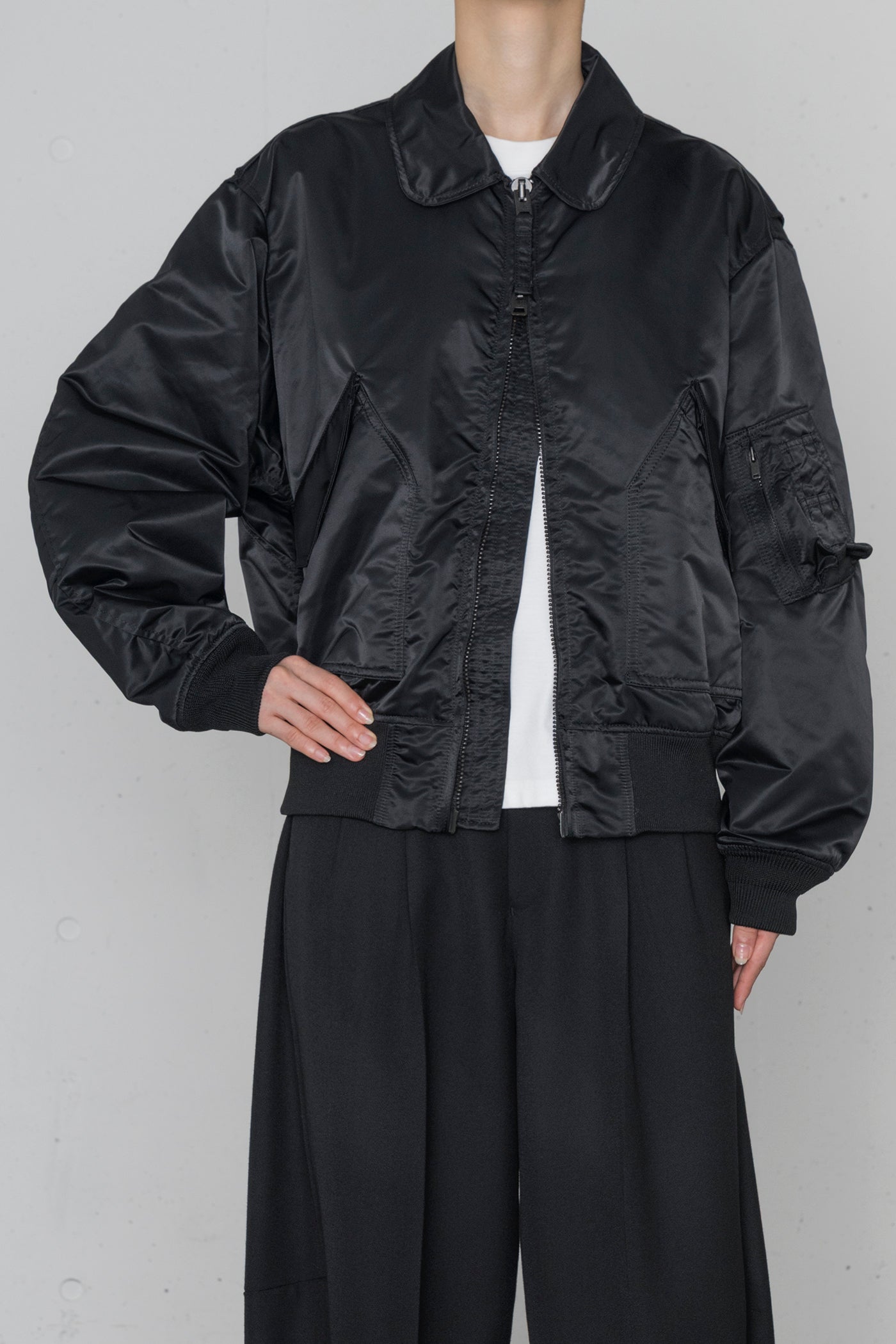 ちるちHyke DOUBLE FACE CAPEアシメトリージャケット黒 新品 ISETAN 別注 HYKE / DOUBLE FACE DUFFLE JACKET ハイク