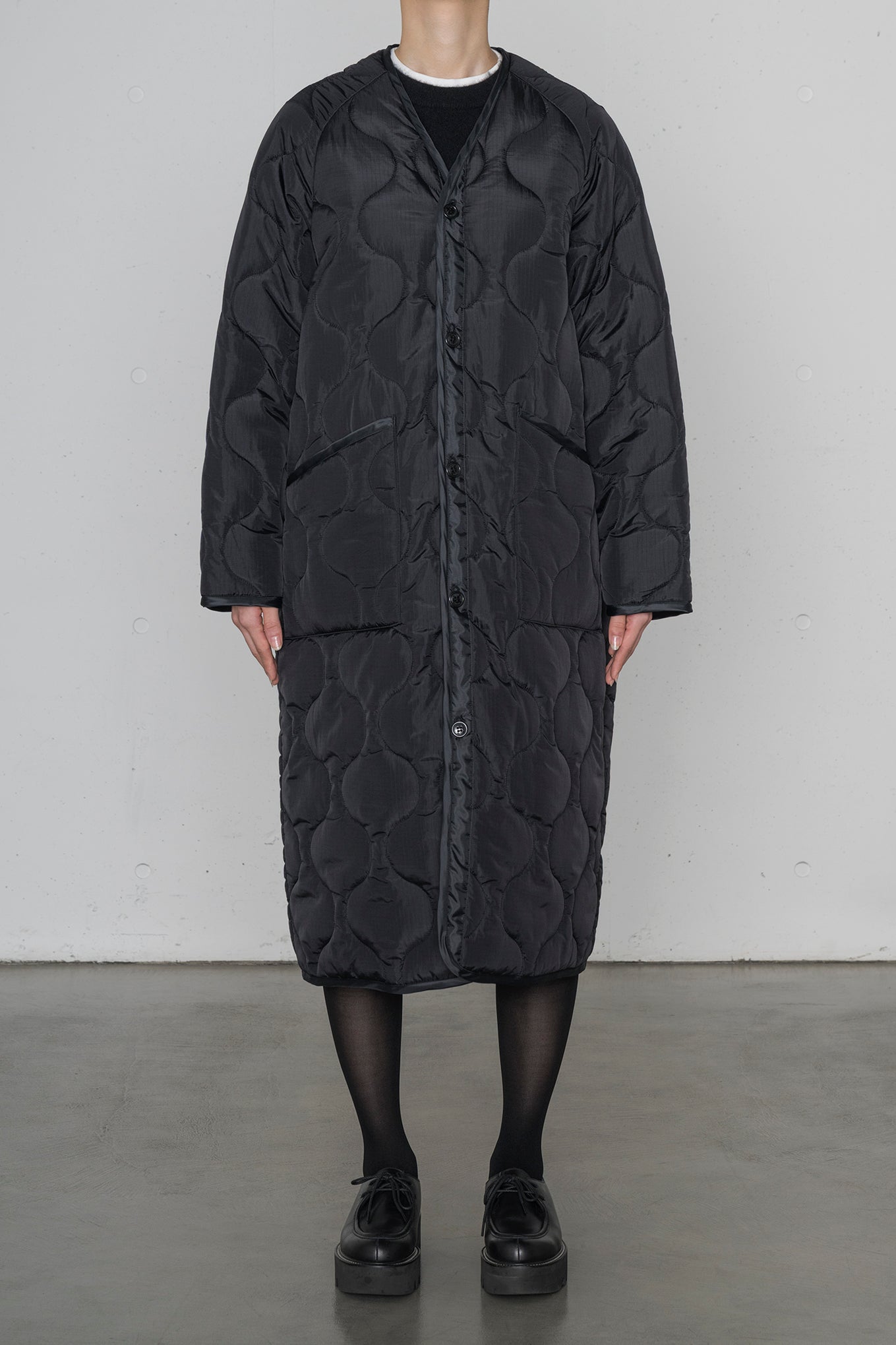QUILTED LINER COAT