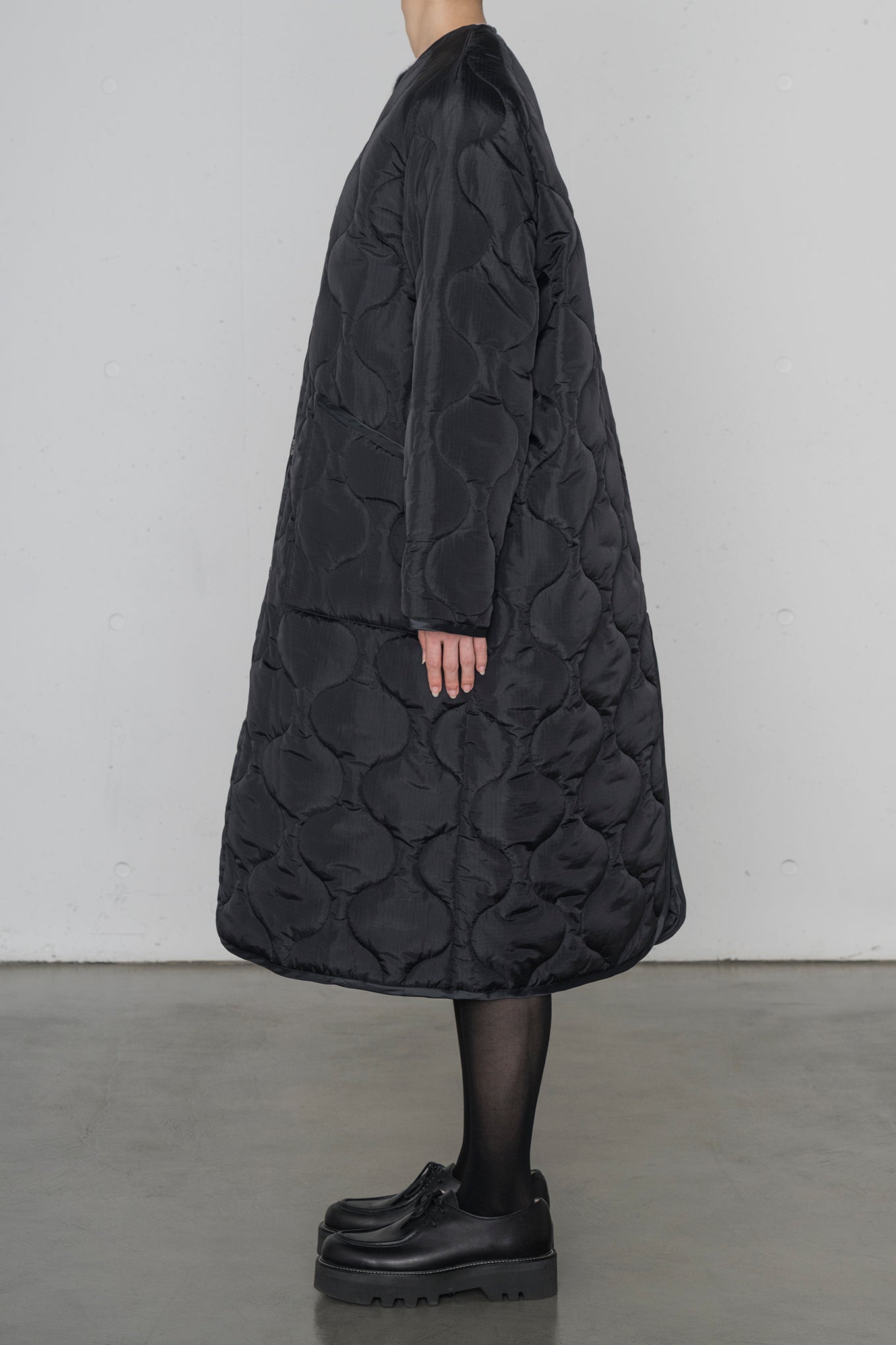 QUILTED LINER COAT