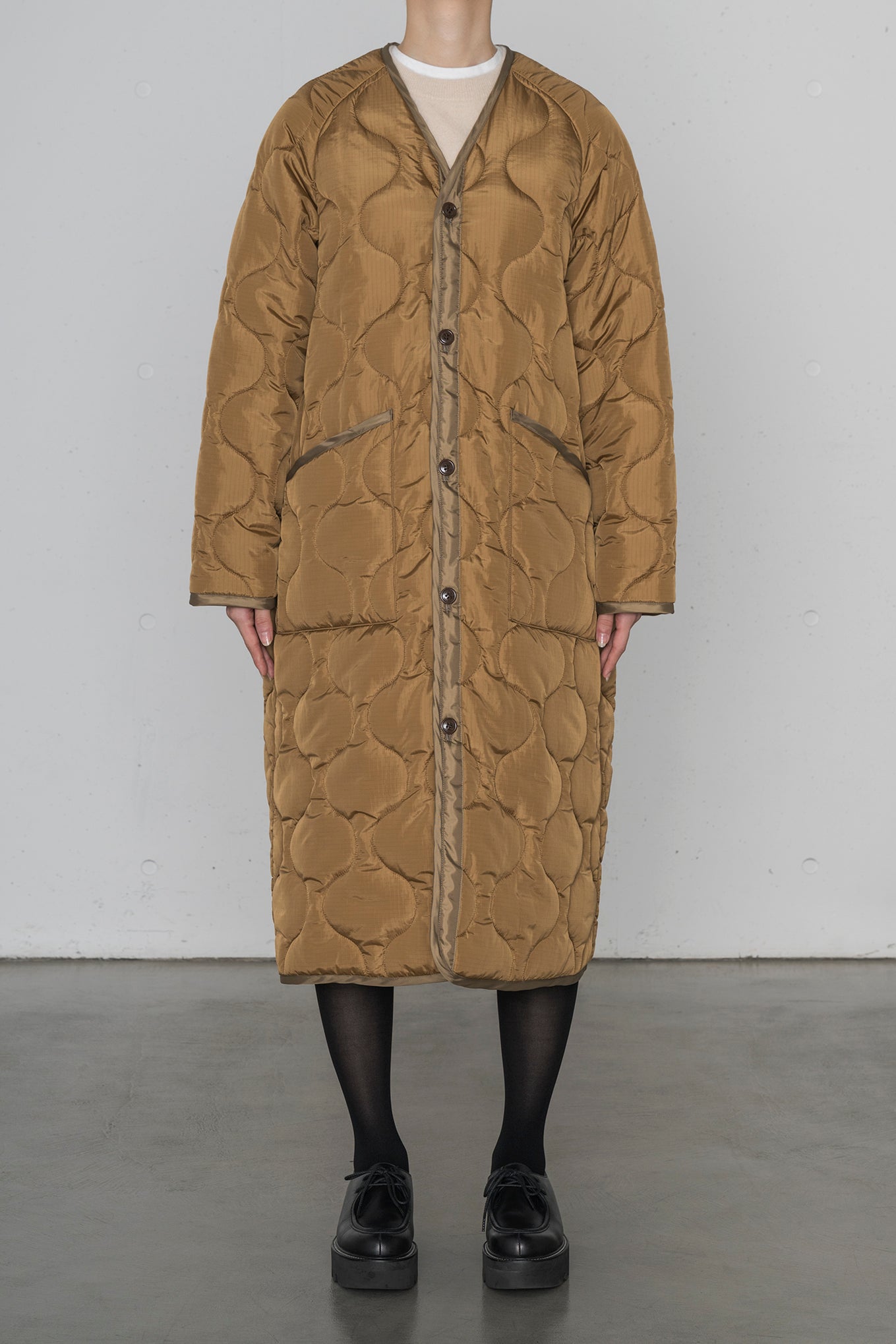 QUILTED LINER COAT